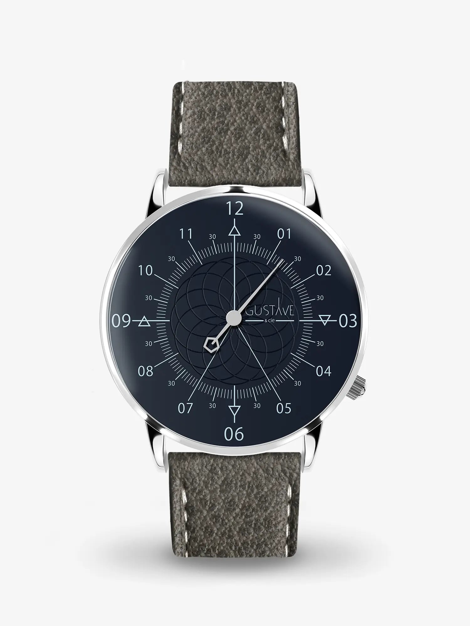 LOUIS 12H - SILVER AND BLUE