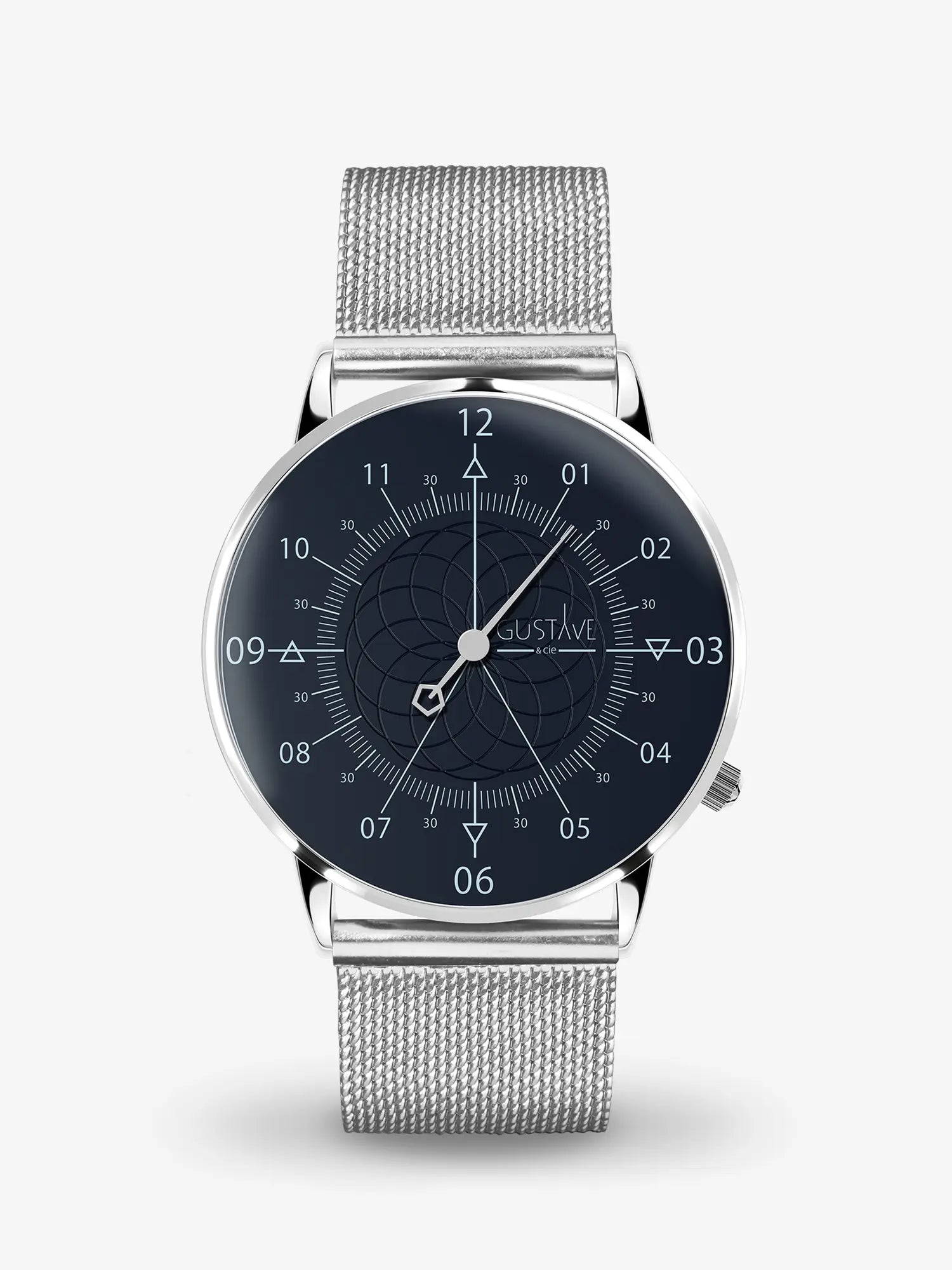LOUIS 12H - SILVER AND BLUE
