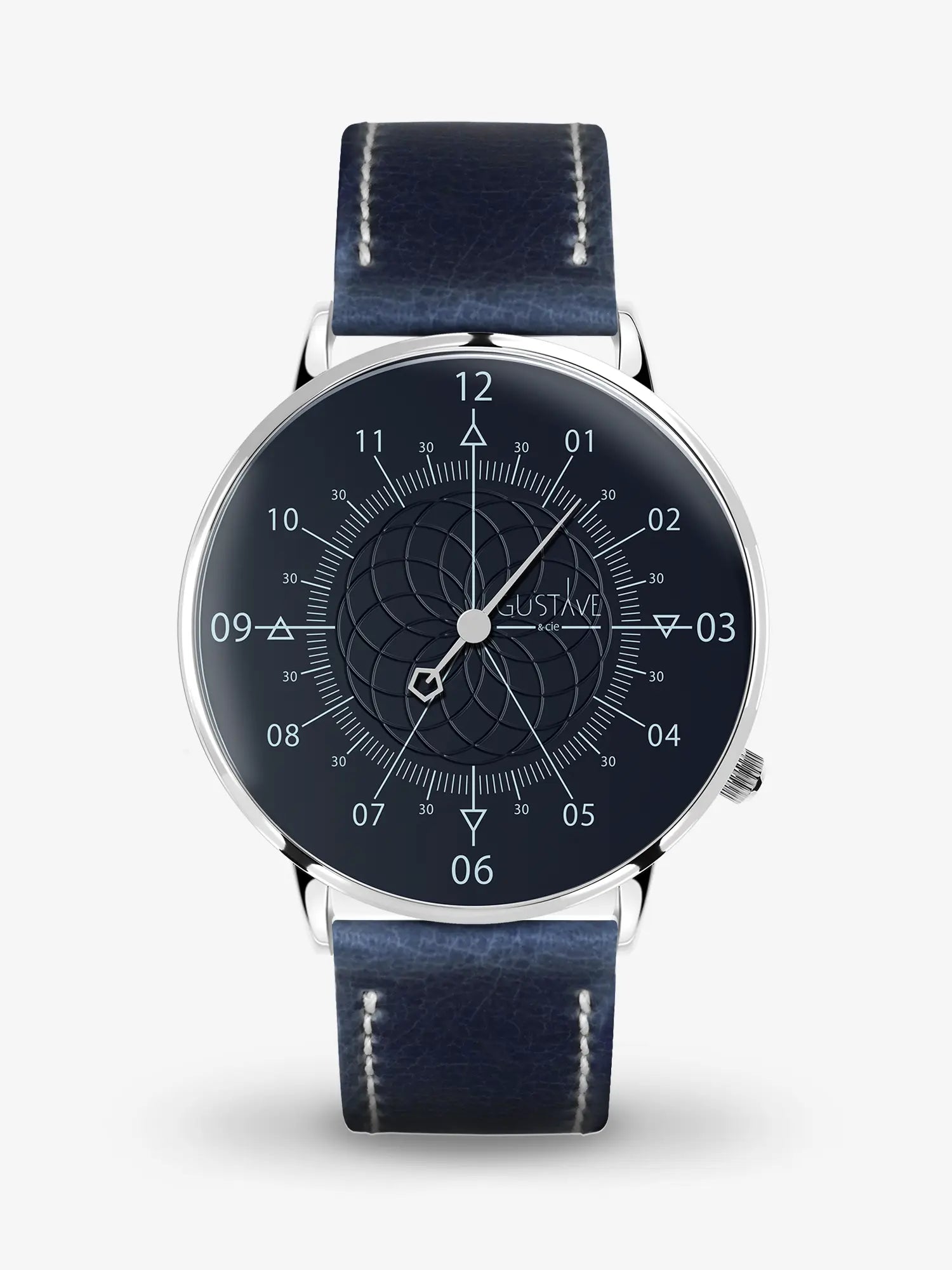 LOUIS 12H - SILVER AND BLUE