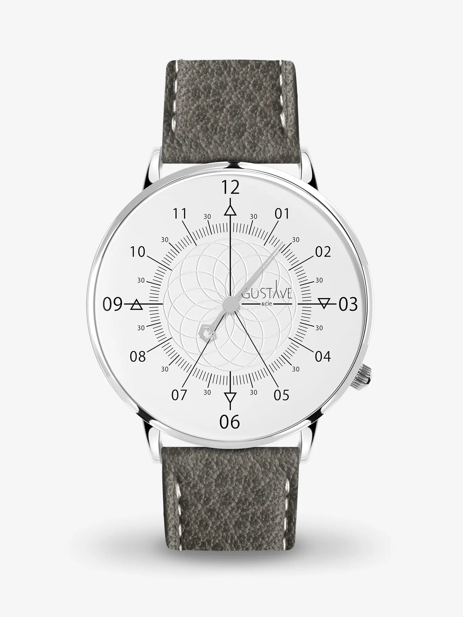 LOUIS 12H - SILVER AND WHITE