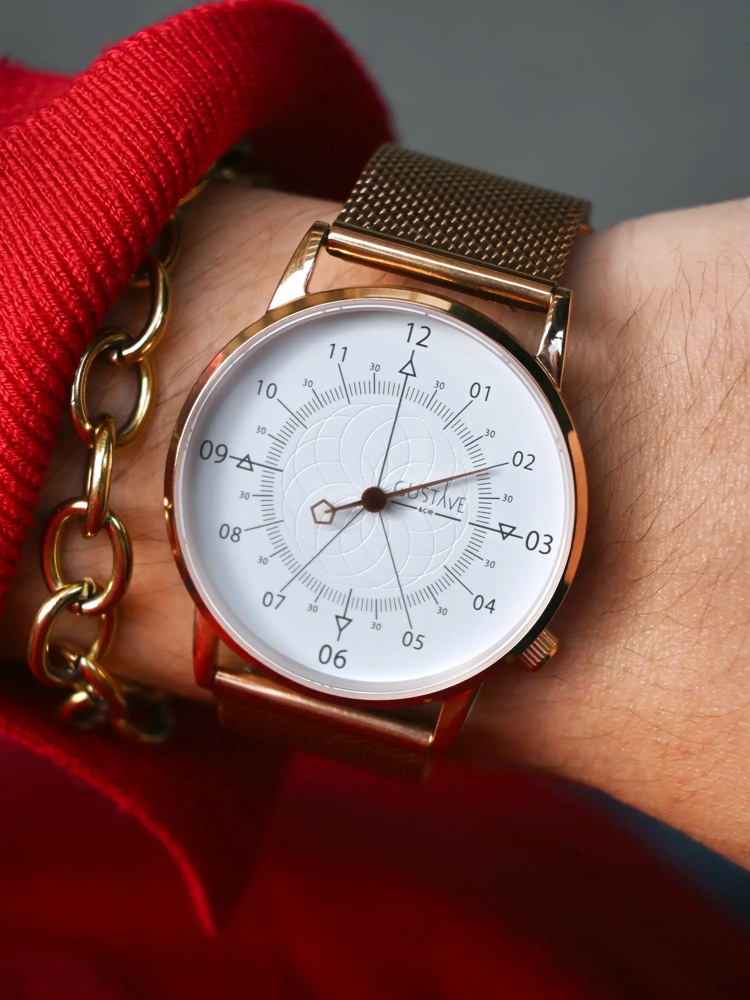 LOUIS 12H - ROSE AND WHITE GOLD