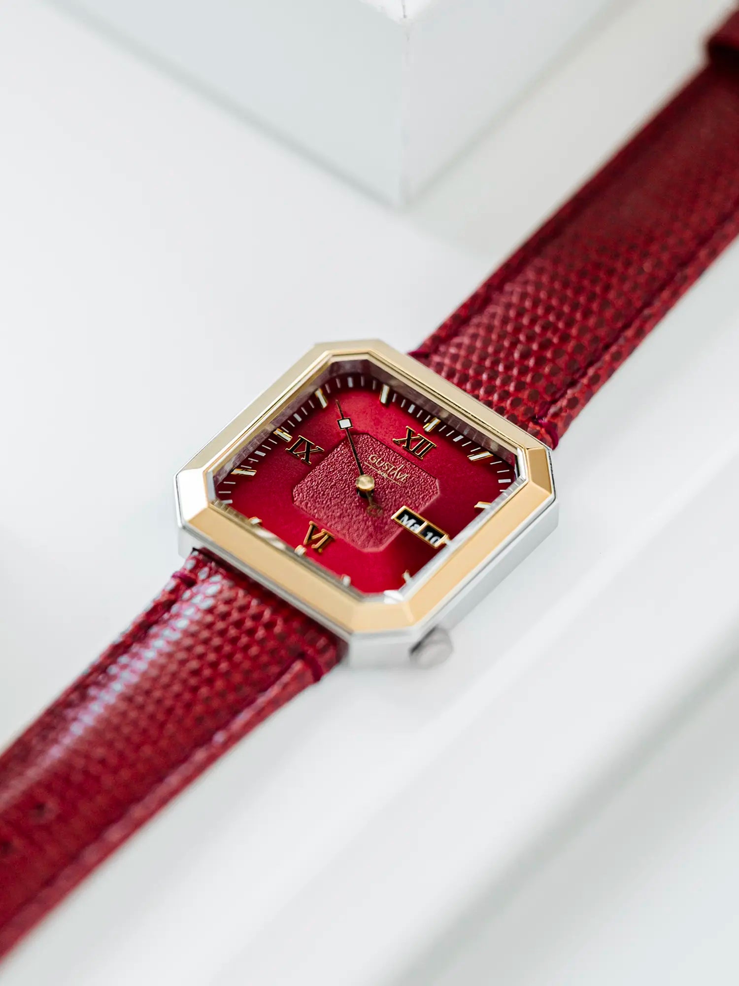 MARIE 12H - SILVER / GOLD AND GARNET