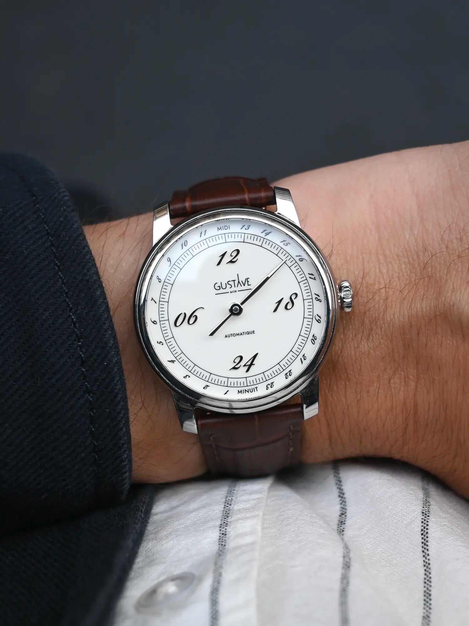 PAUL 24H - SILVER AND WHITE