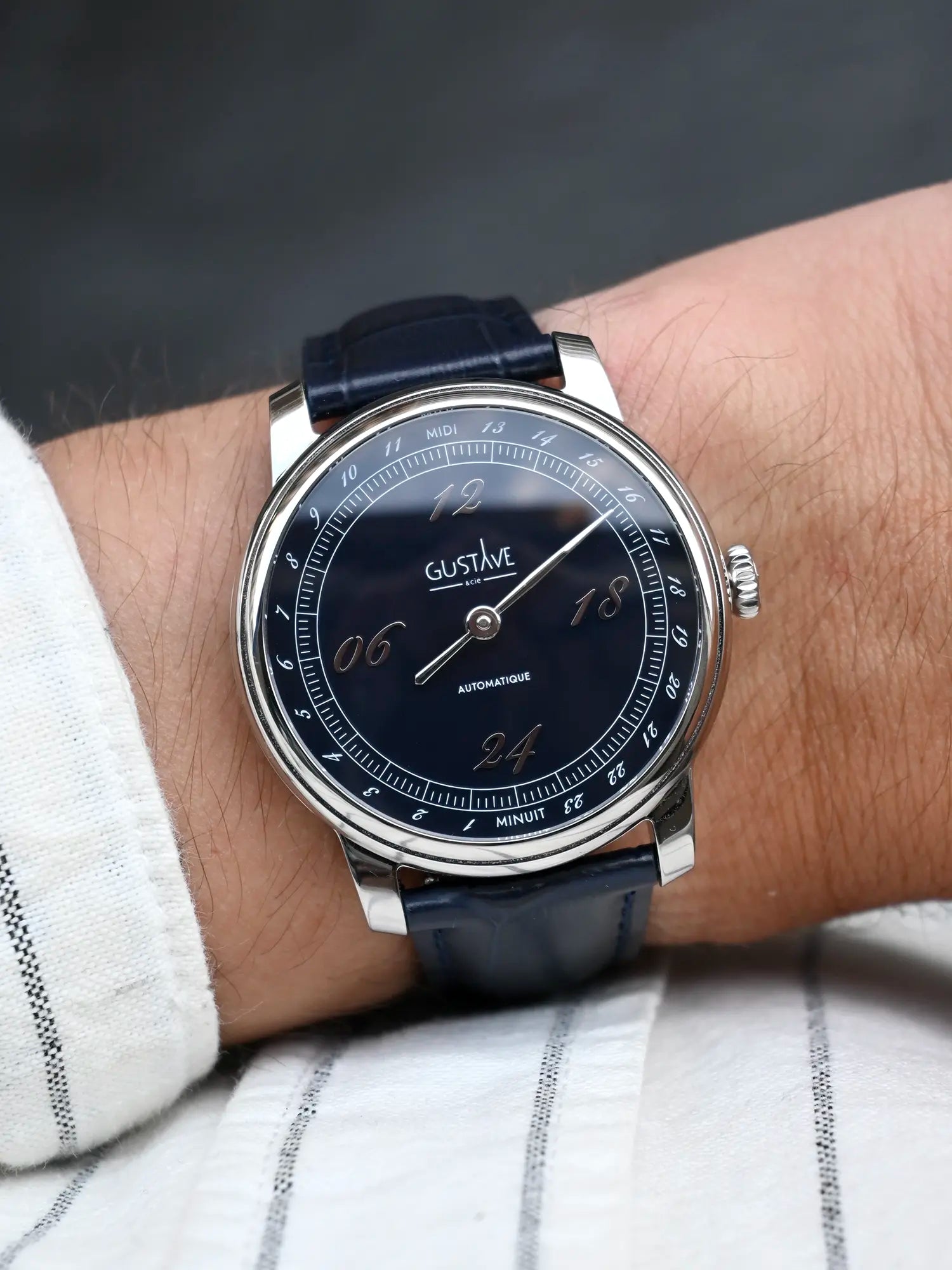 PAUL 24H - SILVER AND BLUE