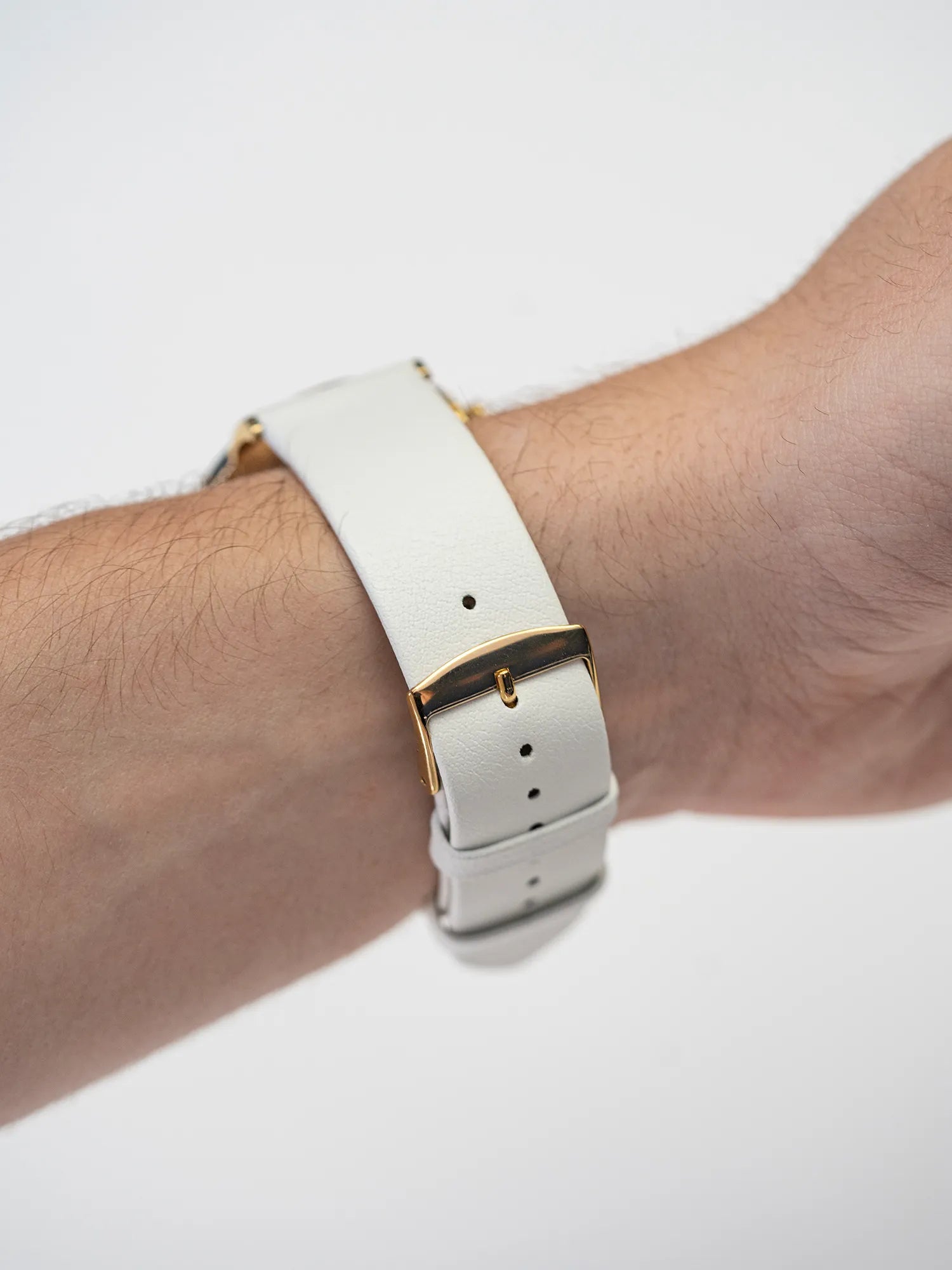 LEATHER BAND - CLOUD WHITE