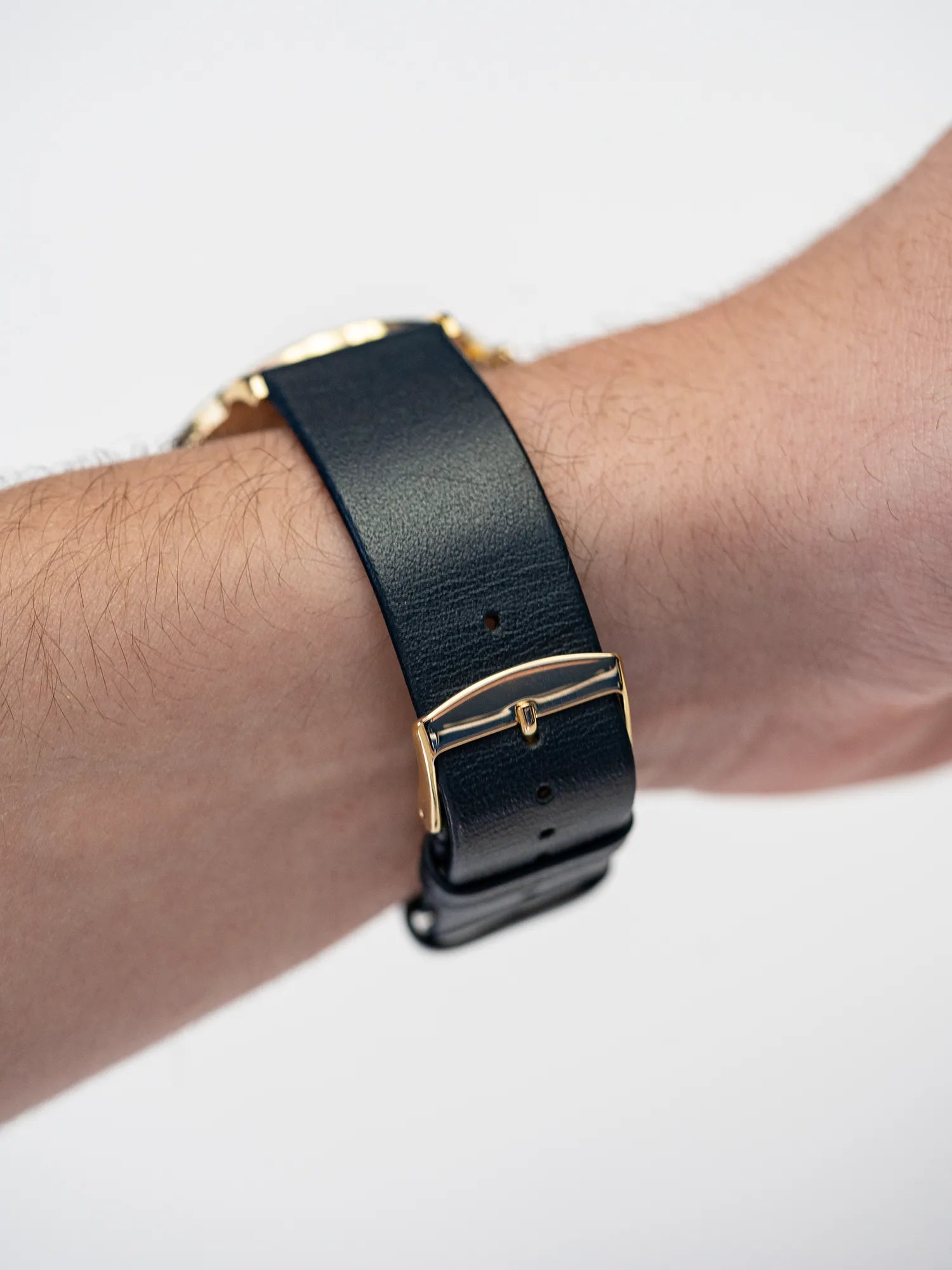 LEATHER BAND - OCEAN BLUE