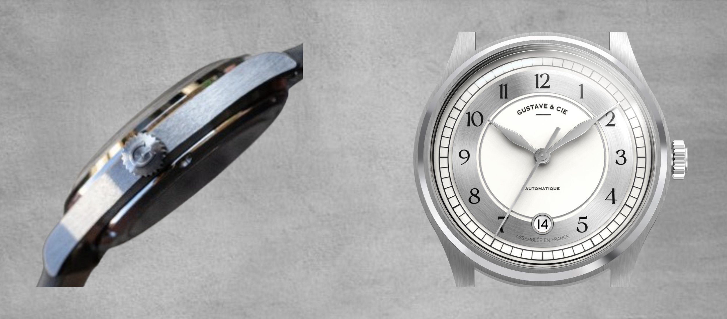 couronne montre Charles de gustave-et-cie