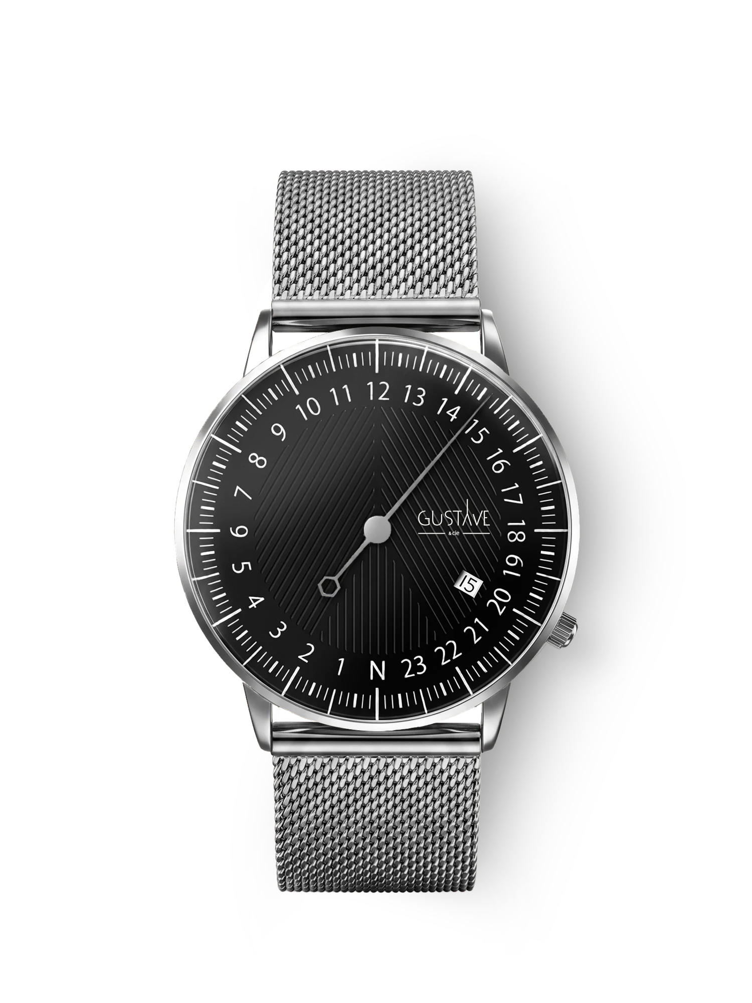 ANDRÉ 24H - SILVER AND BLACK