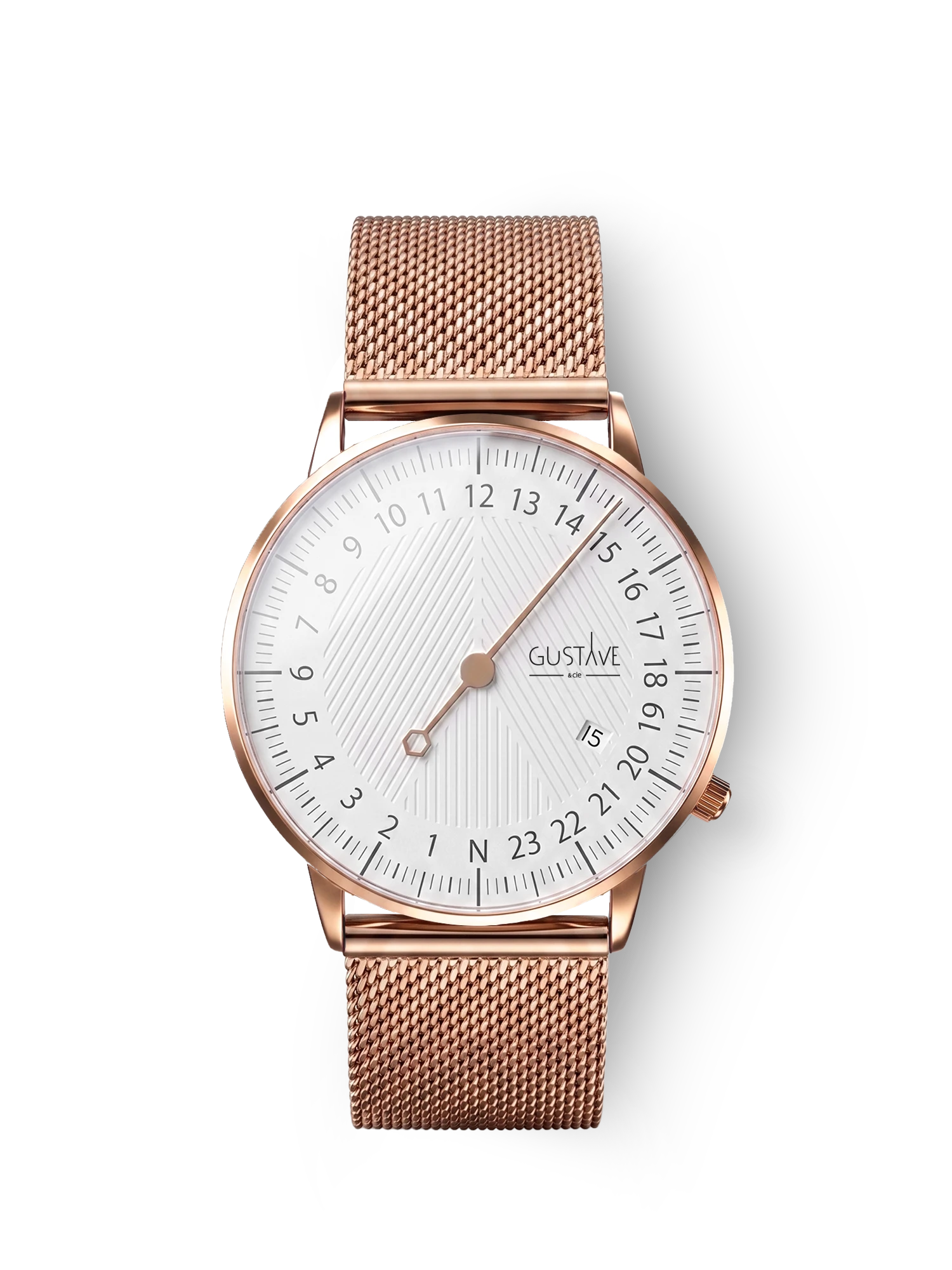 ANDRÉ 24H - ROSE GOLD AND WHITE
