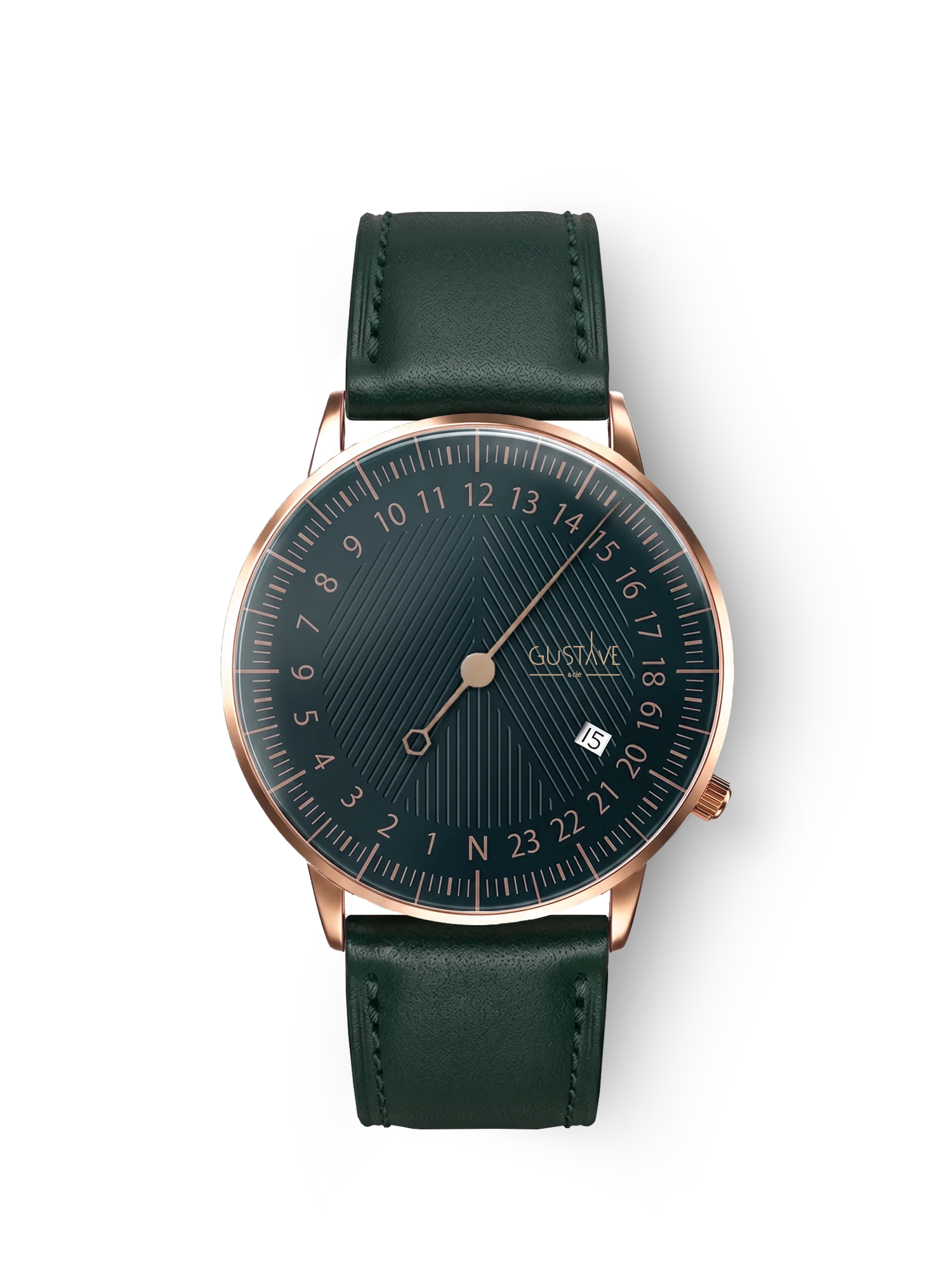 ANDRÉ 24H - ROSE GOLD AND GREEN