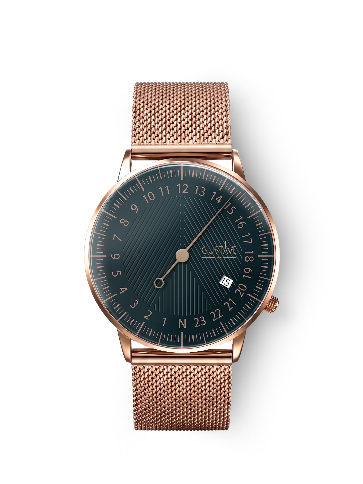 ANDRÉ 24H - ROSE GOLD AND GREEN