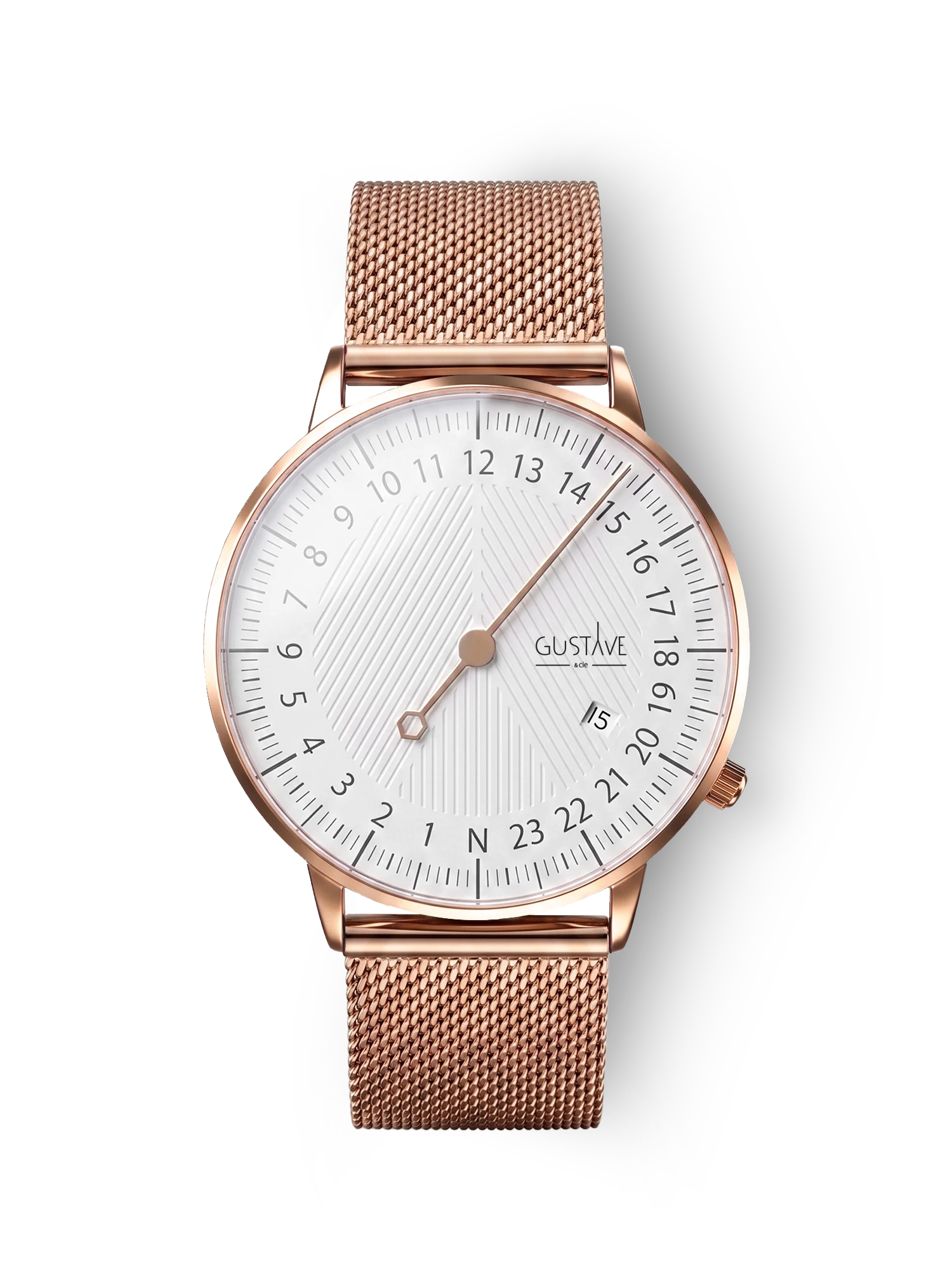 ANDRÉ 24H - ROSE GOLD AND WHITE