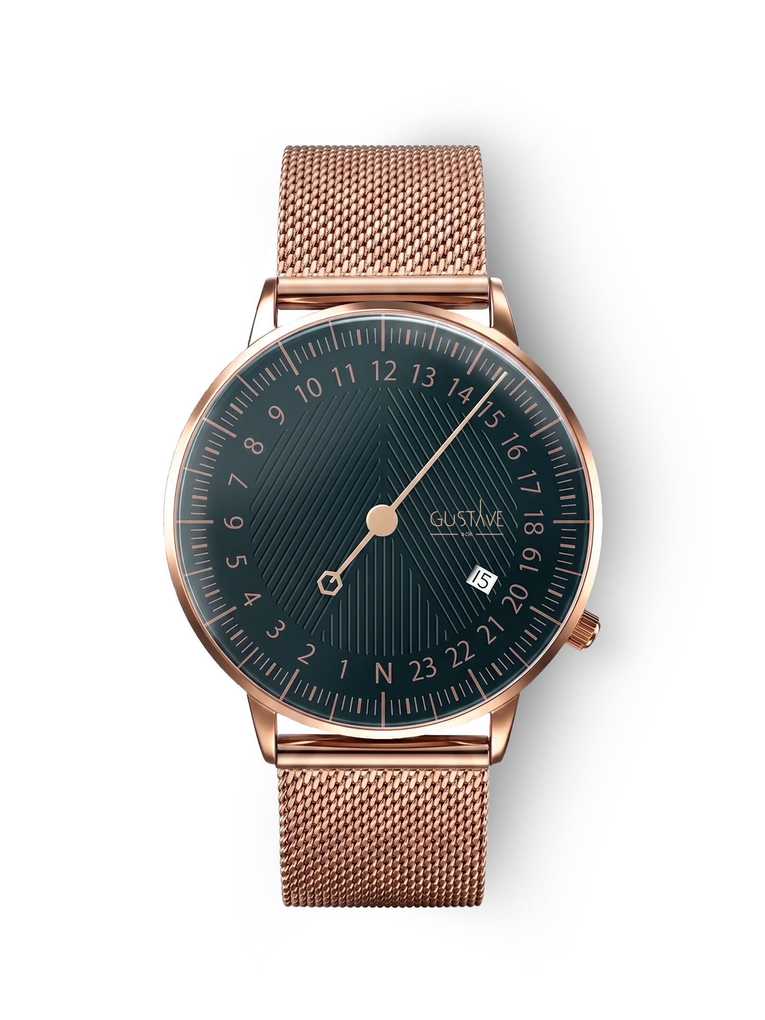 ANDRÉ 24H - ROSE GOLD AND GREEN