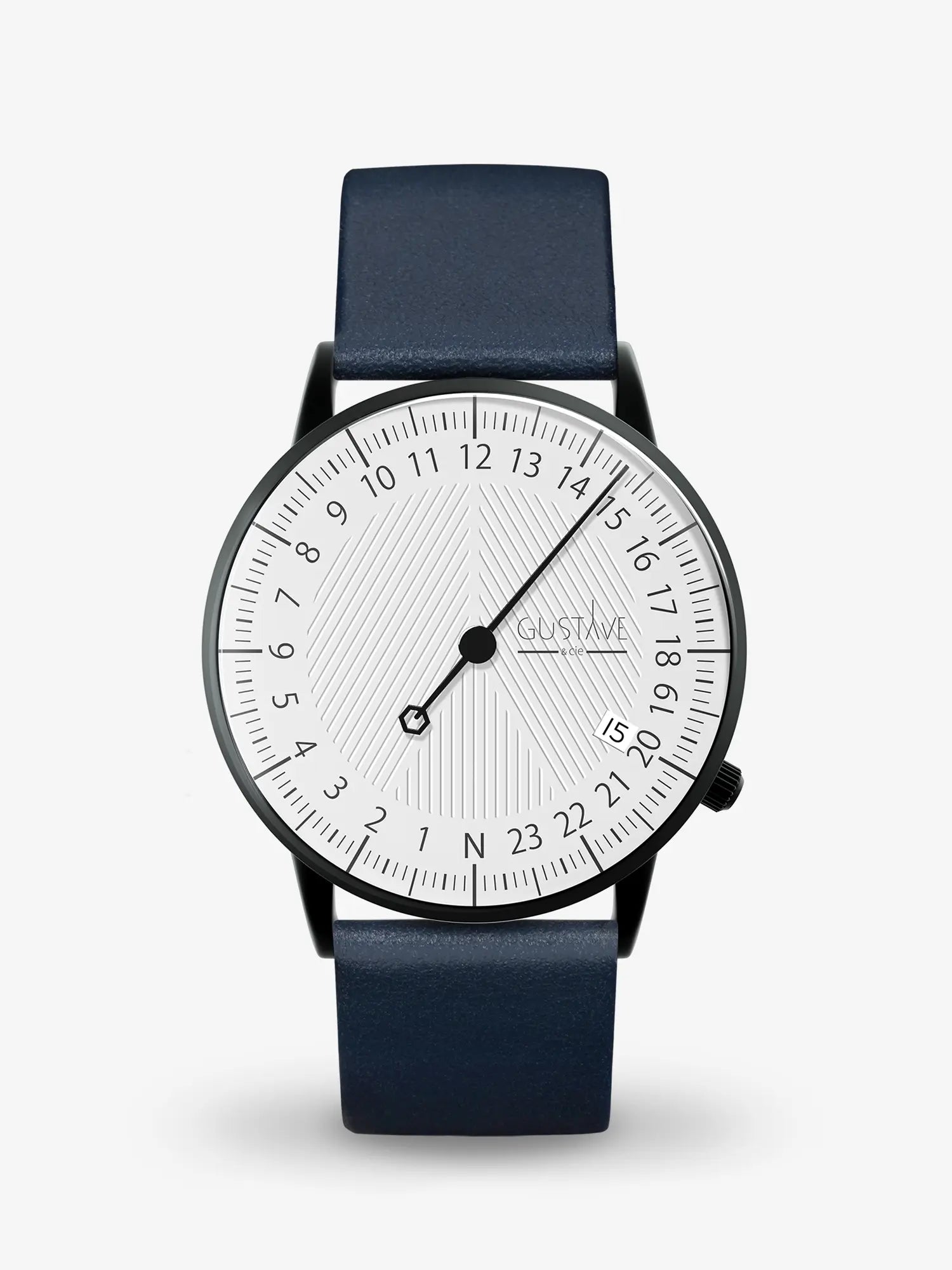 Andre-Noir-Blanc-36-Cuir-Bleu.