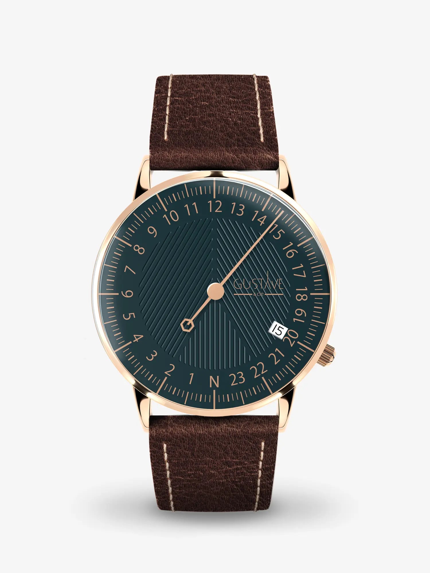 ANDRÉ 24H - ROSE GOLD AND GREEN