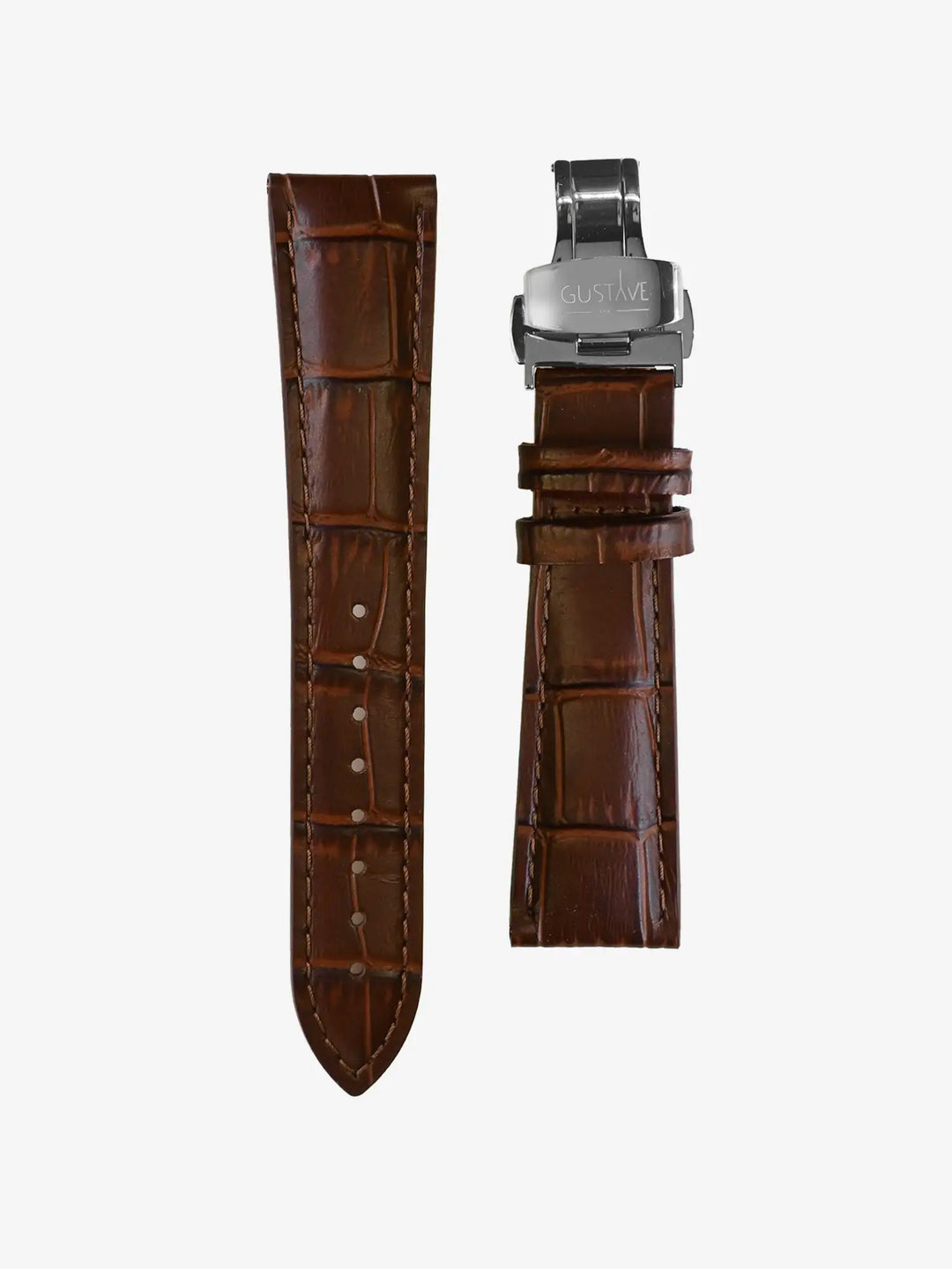 Cuir Marron Montre Bracelet Croco Homme Montre Homme Seiko Présage