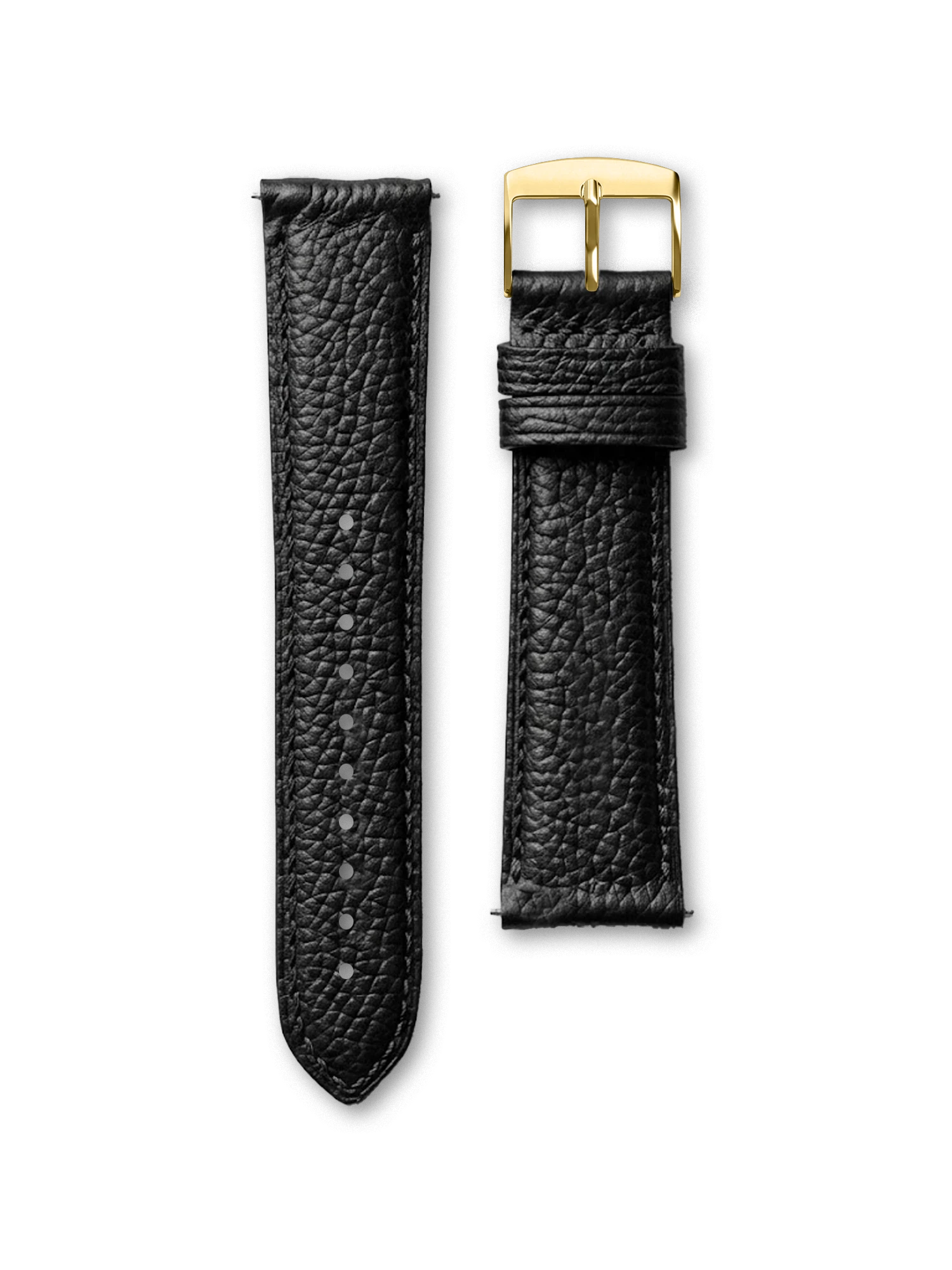 BRACELET CUIR - NOIR RÉGLISSE GRAINÉ