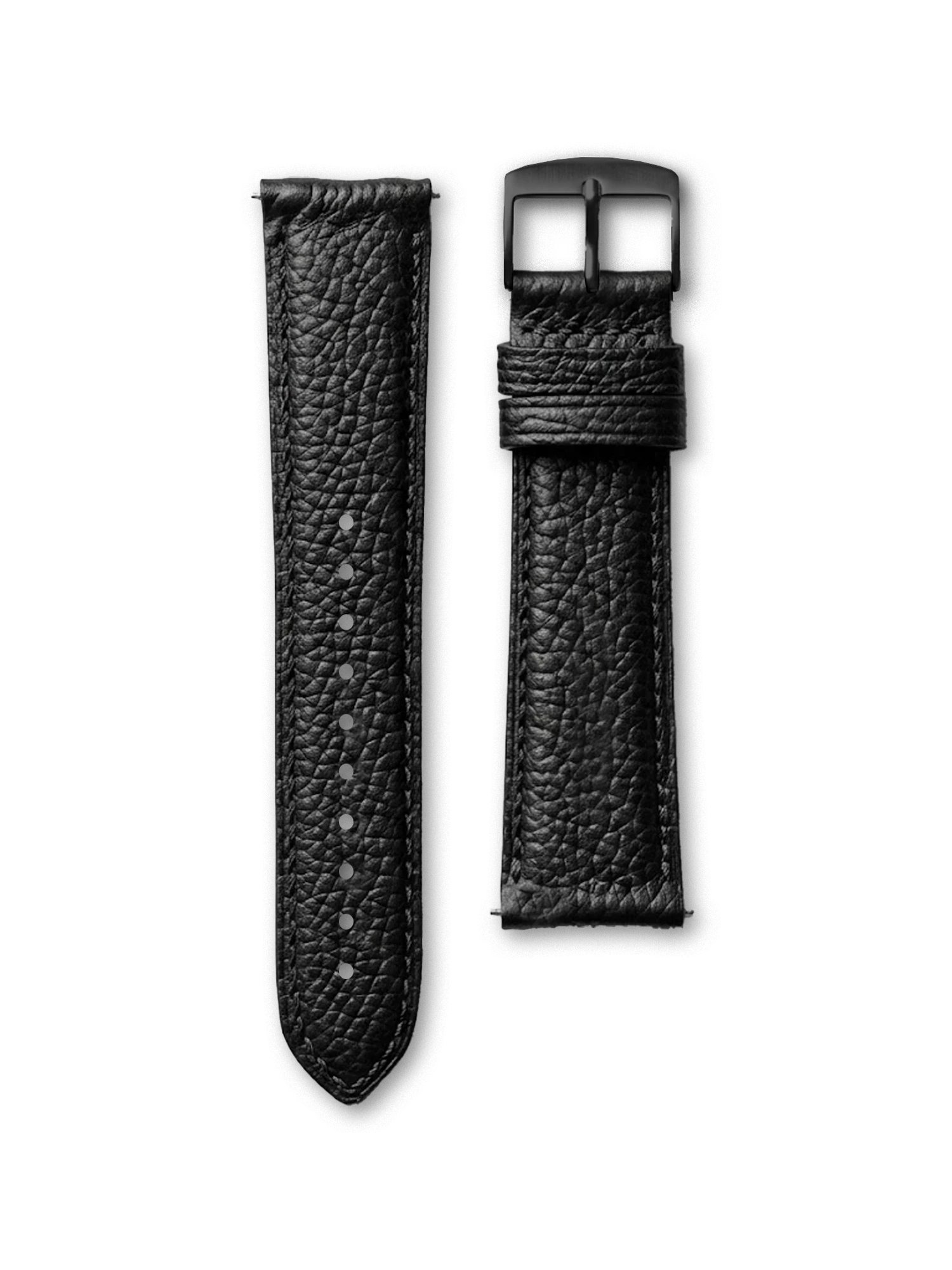 BRACELET CUIR - NOIR RÉGLISSE GRAINÉ
