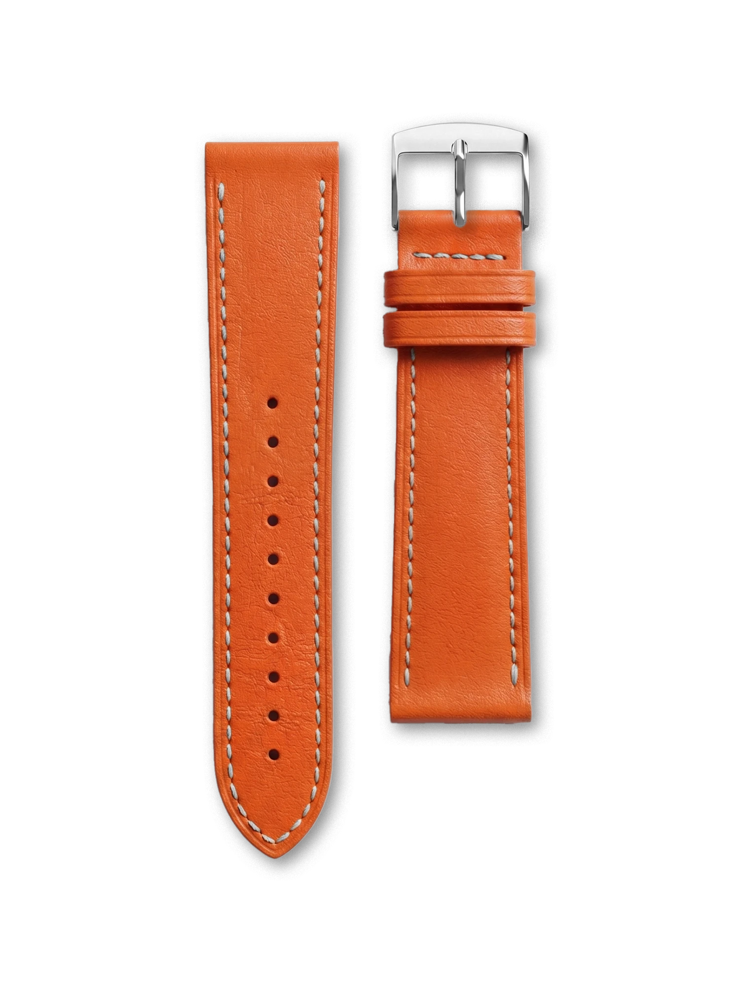 LEATHER BAND - CLEMENTINE ORANGE