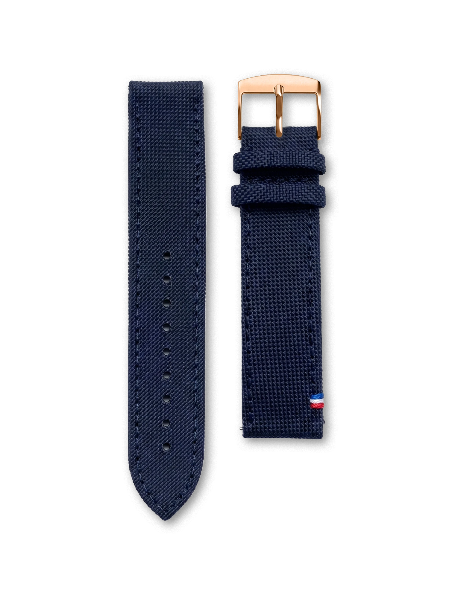 BRACELET TOILE SEAQUAL - BLEU MADE IN FRANCE