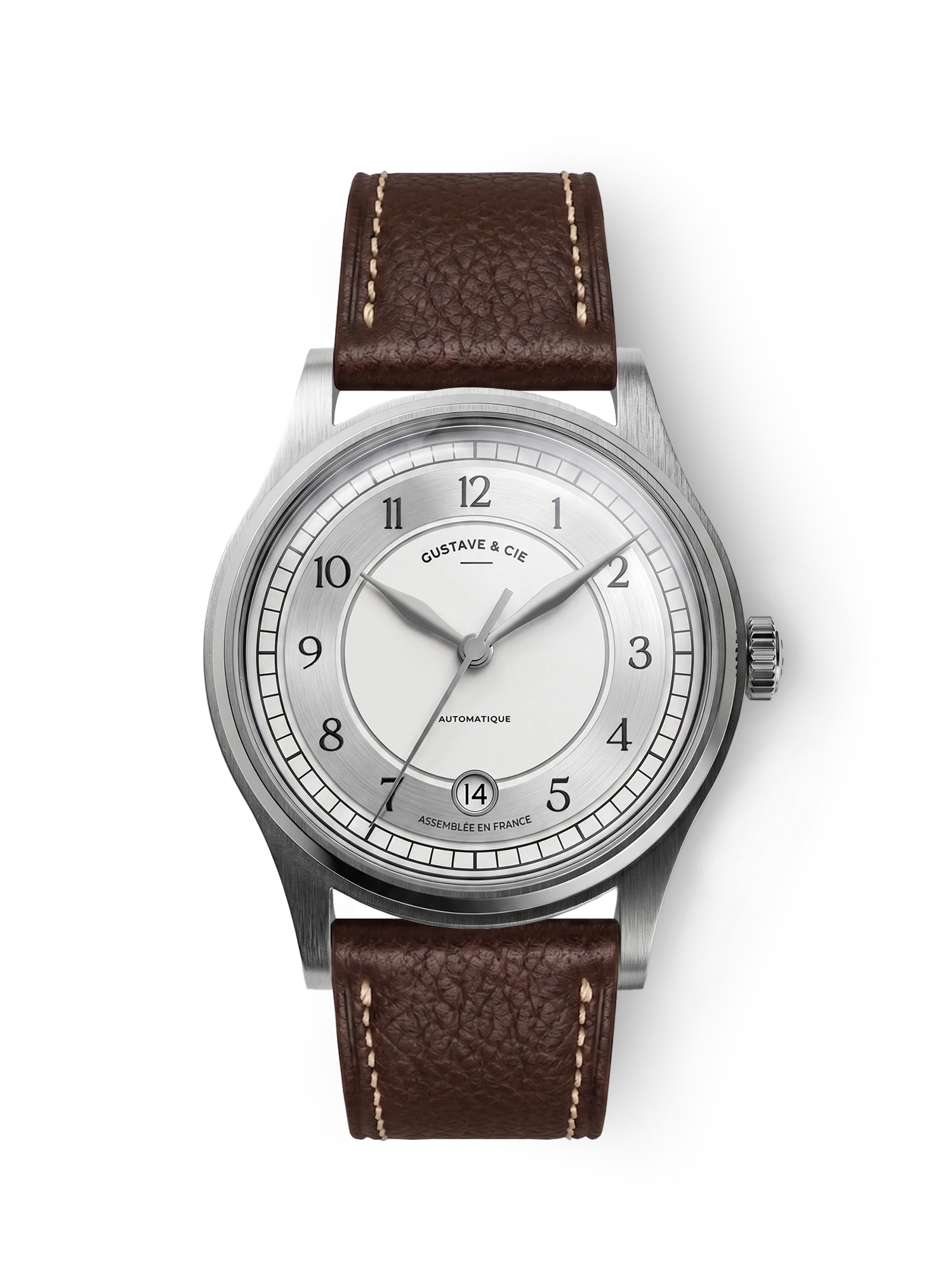 CHARLES 12H - SILVER AND WHITE