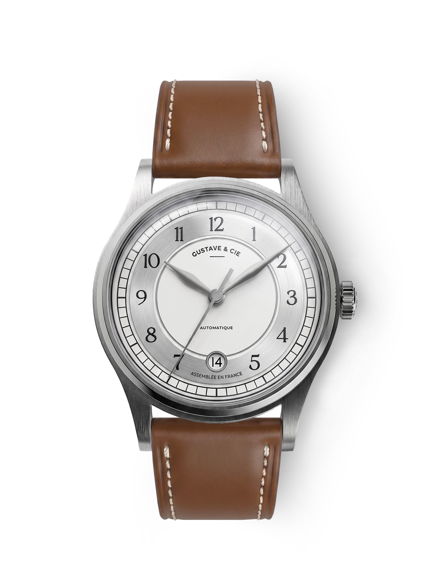 CHARLES 12H - SILVER AND WHITE