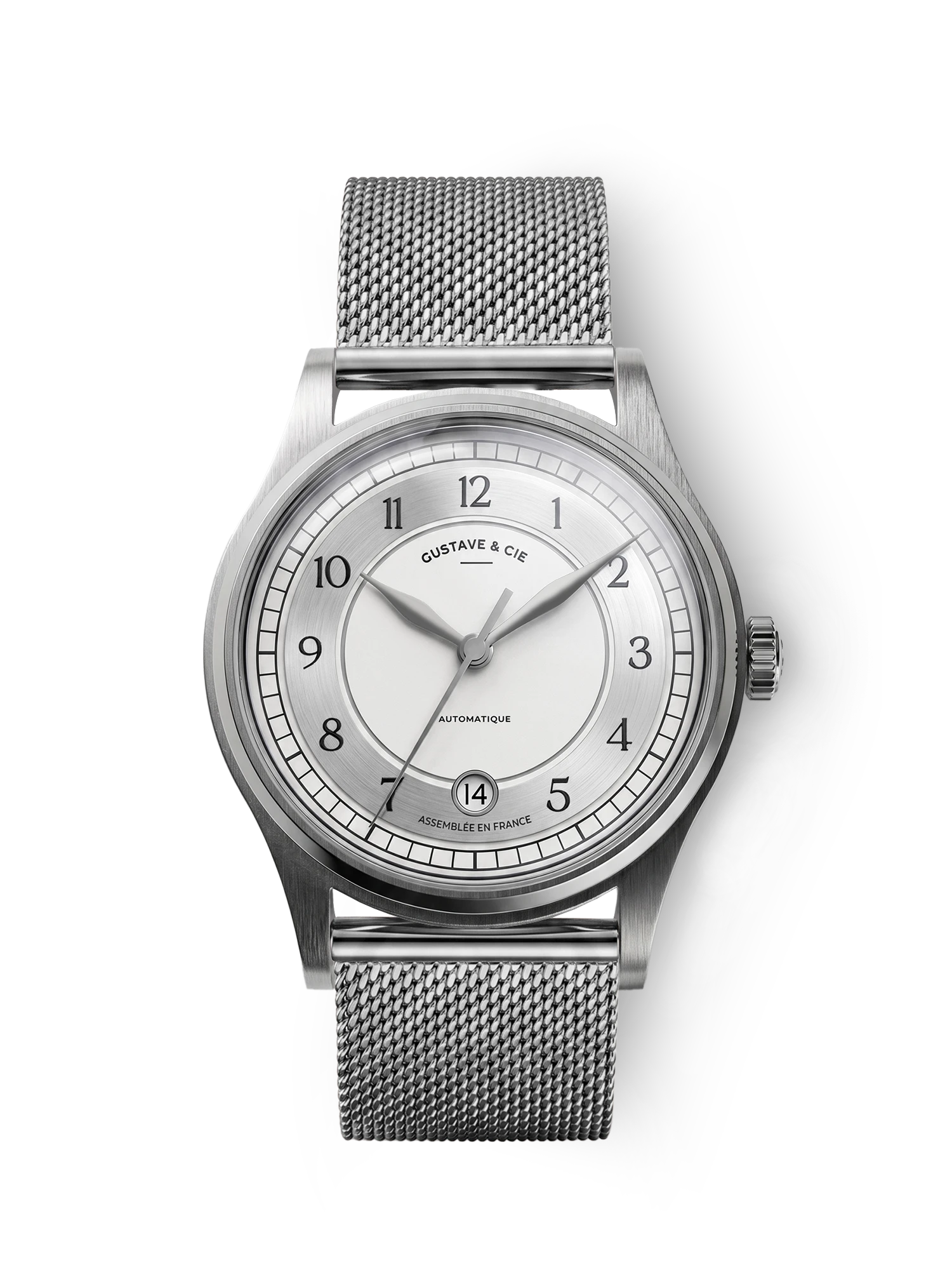 CHARLES 12H - SILVER AND WHITE
