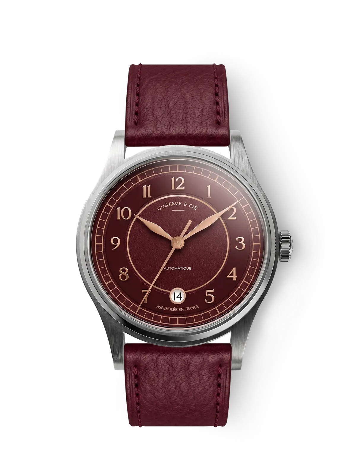 CHARLES - ARGENT ET CERISE