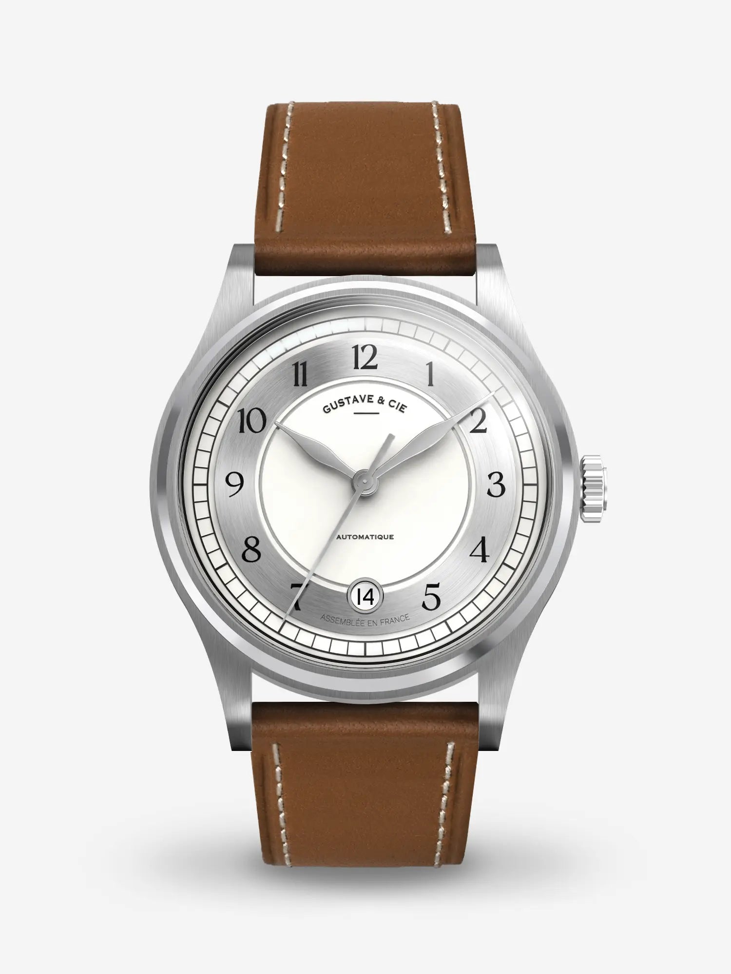 CHARLES 12H - SILVER AND WHITE