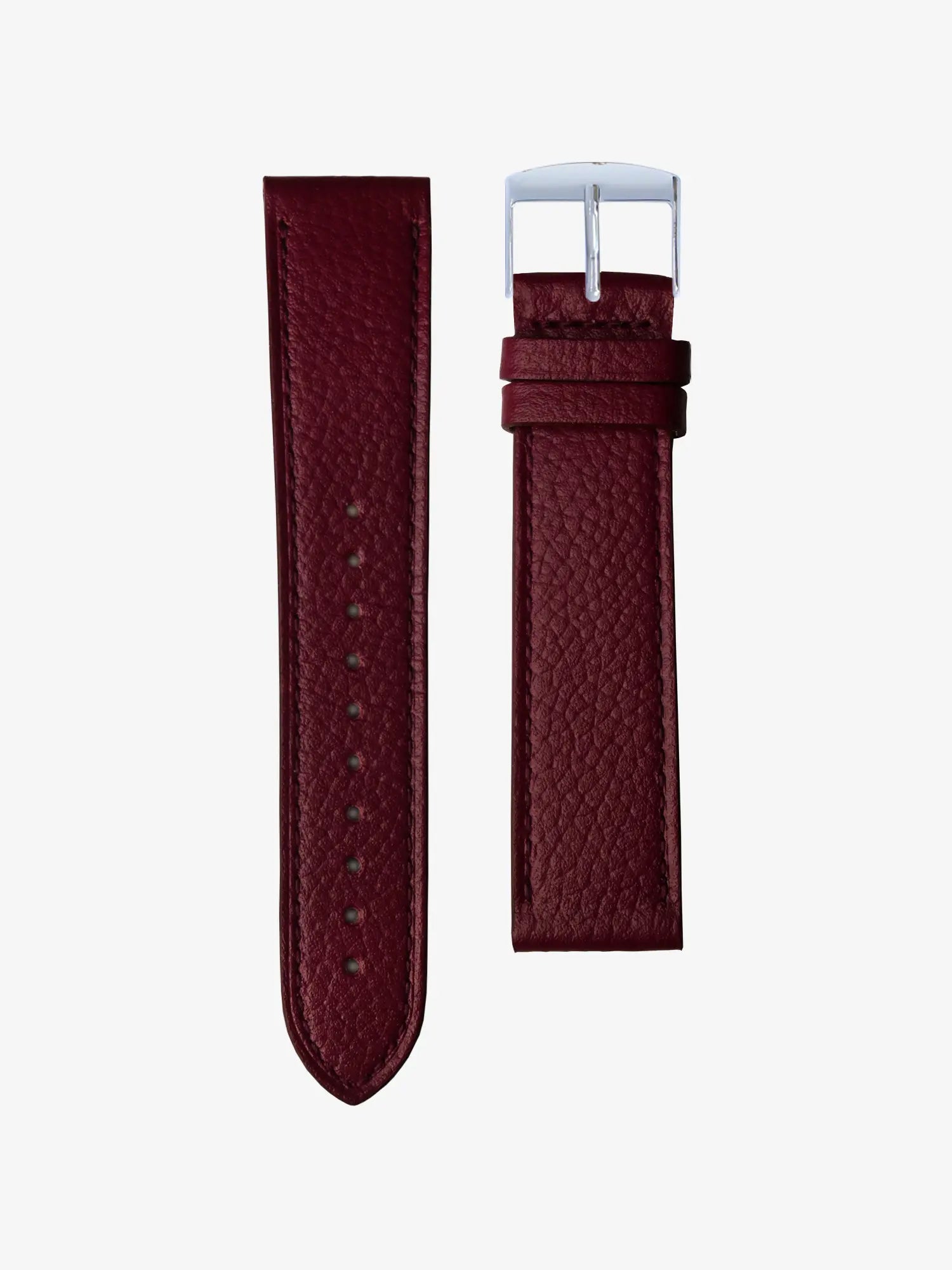 BRACELET CUIR - BORDEAUX GRAINÉ