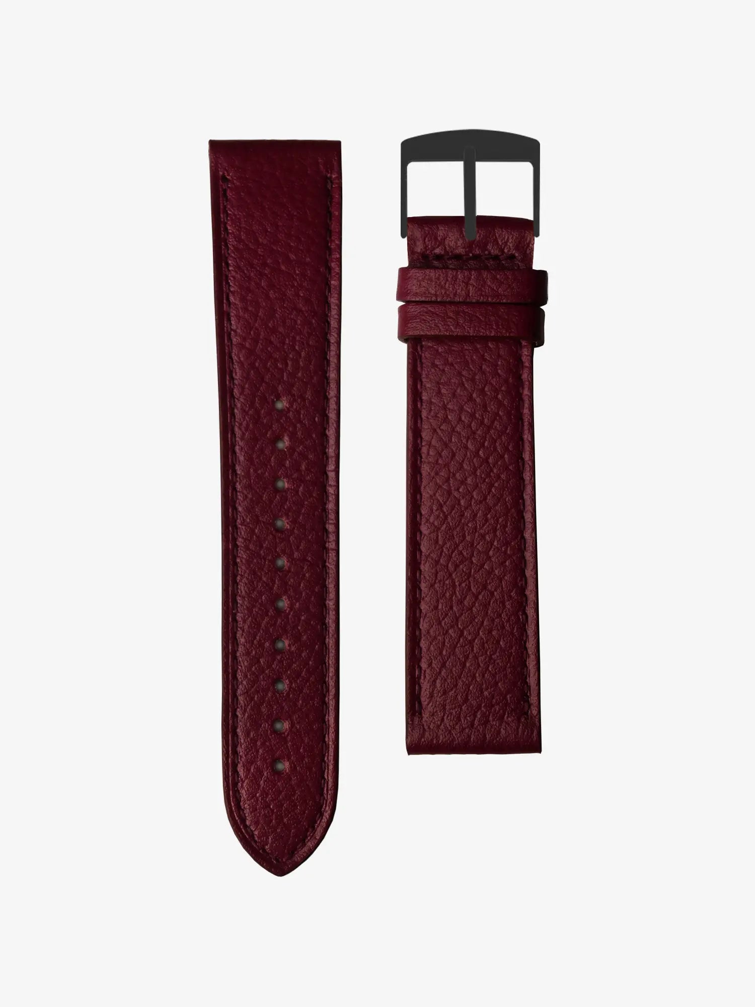 BRACELET CUIR - BORDEAUX GRAINÉ