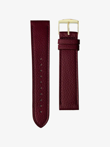 Bracelet Montre Cuir Bordeaux Universal Genève - 12 Mm, Vintage Années 90, Femme