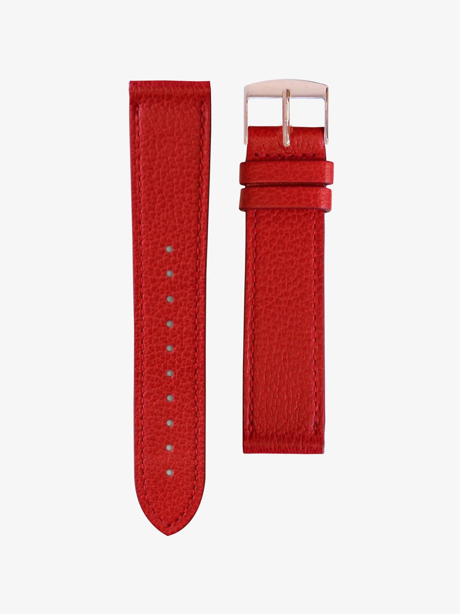 BRACELET CUIR - CORAIL GRAINÉ