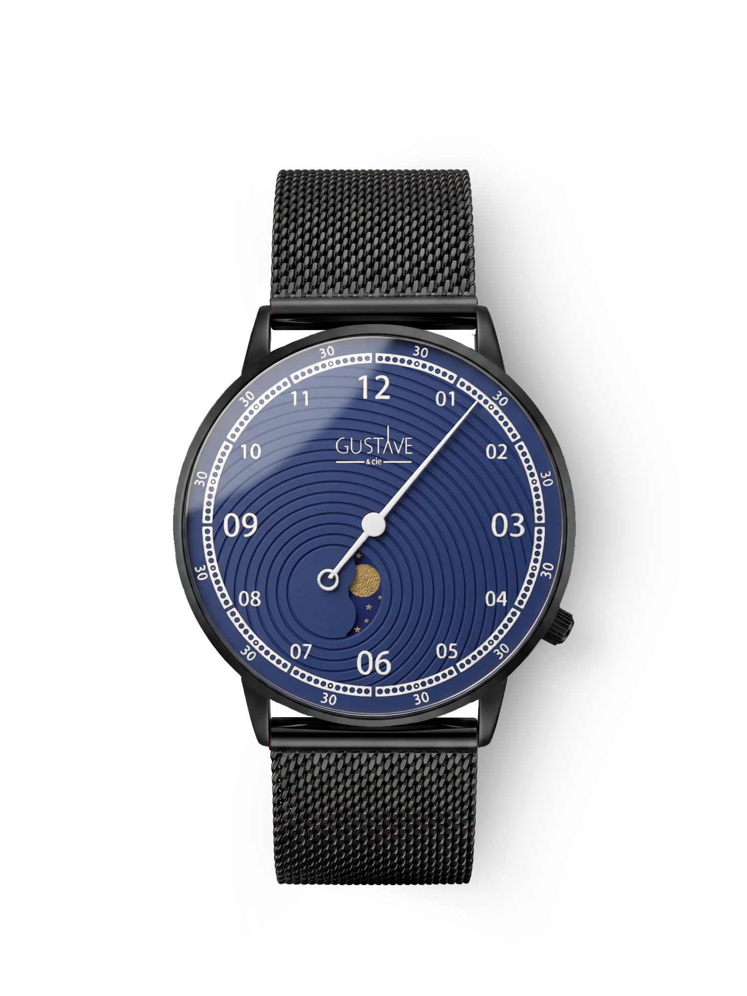GEORGES 12H - BLACK AND BLUE