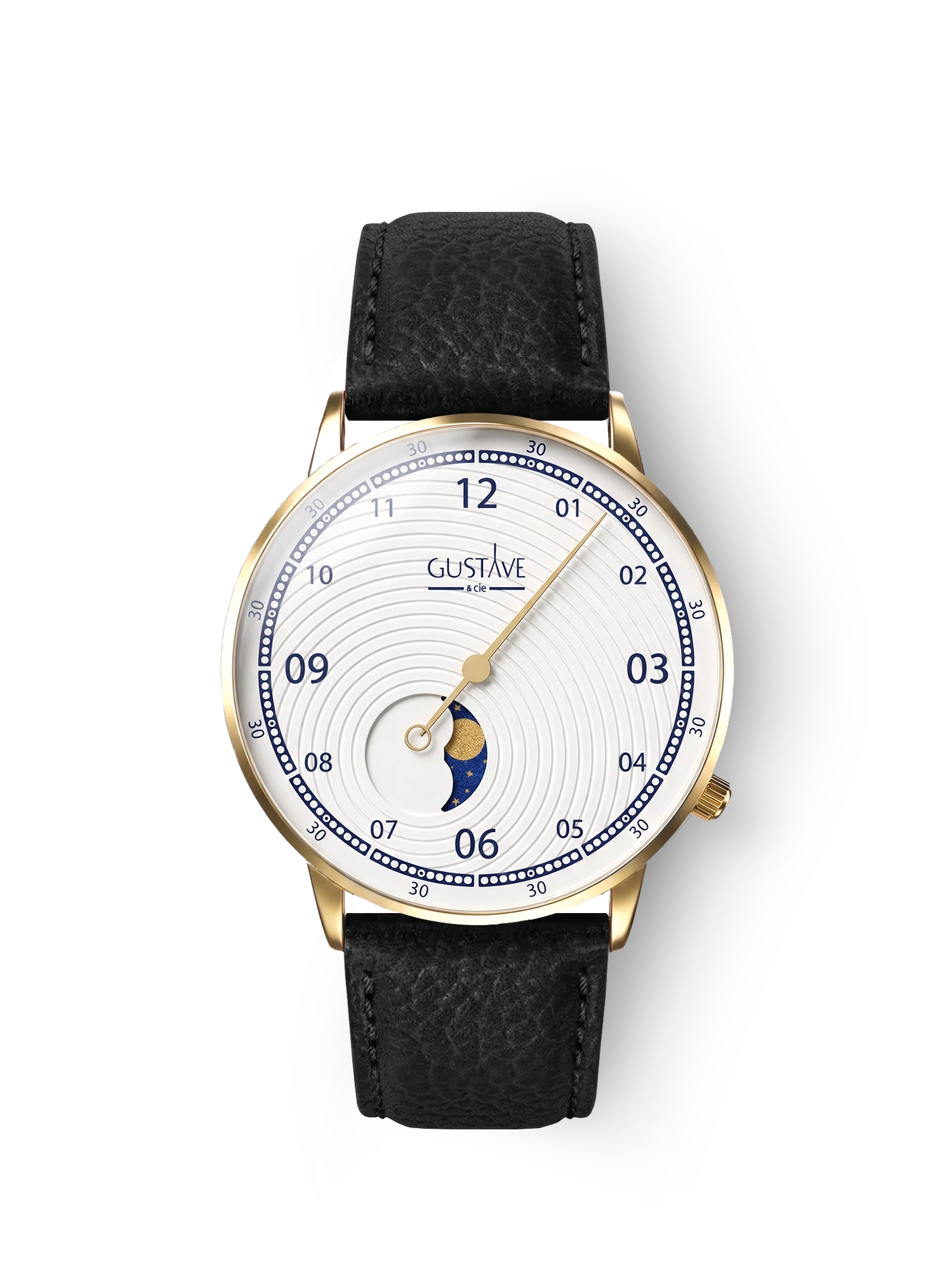 GEORGES 12H - OR ET BLANC