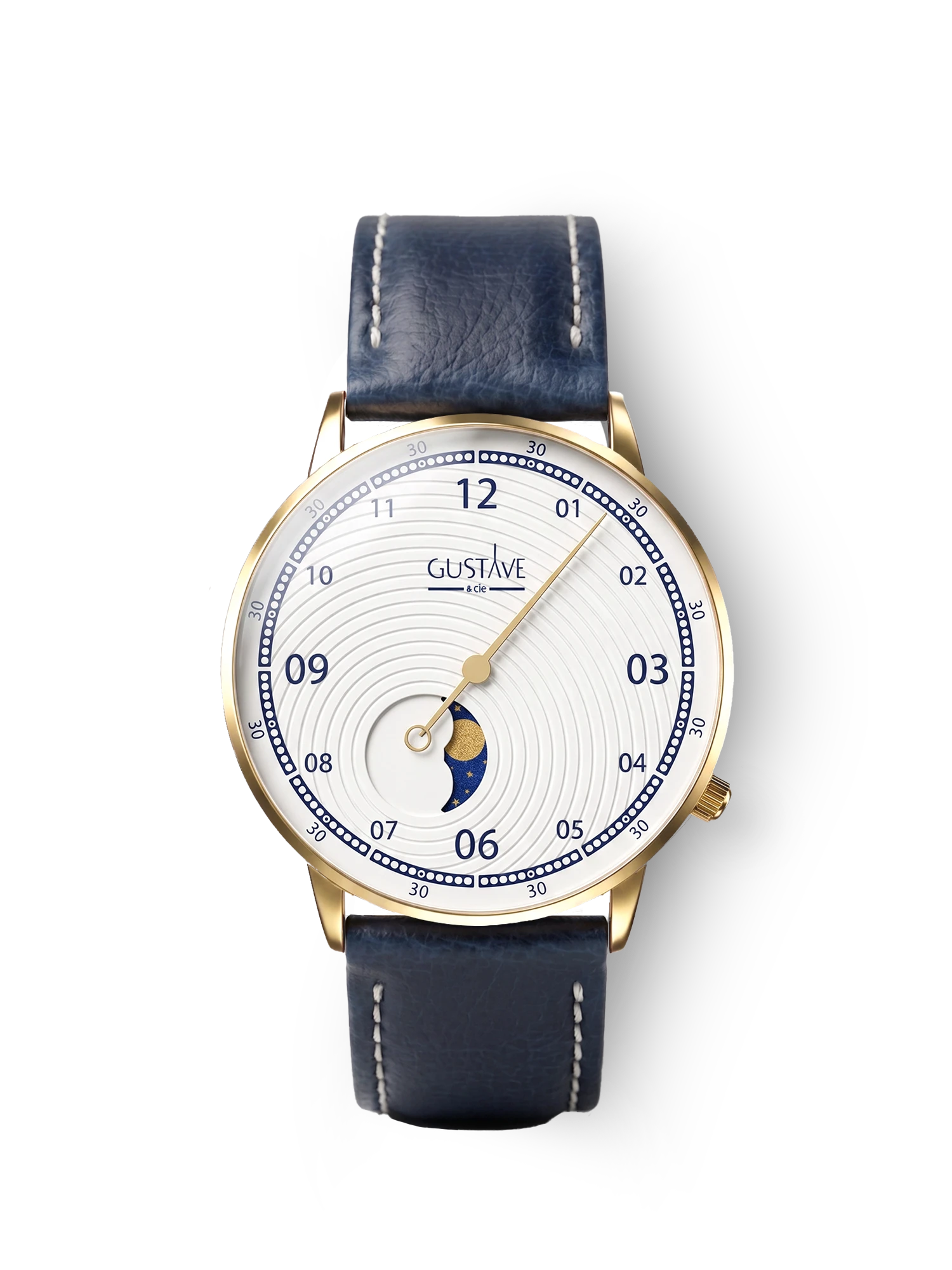 GEORGES 12H - OR ET BLANC