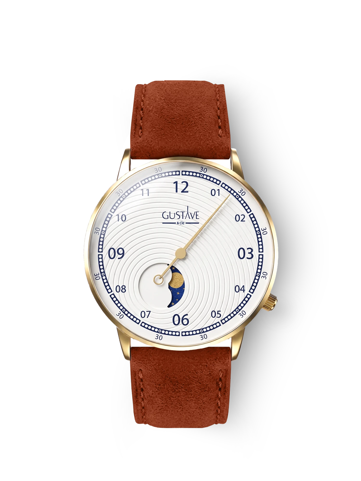 GEORGES 12H - OR ET BLANC