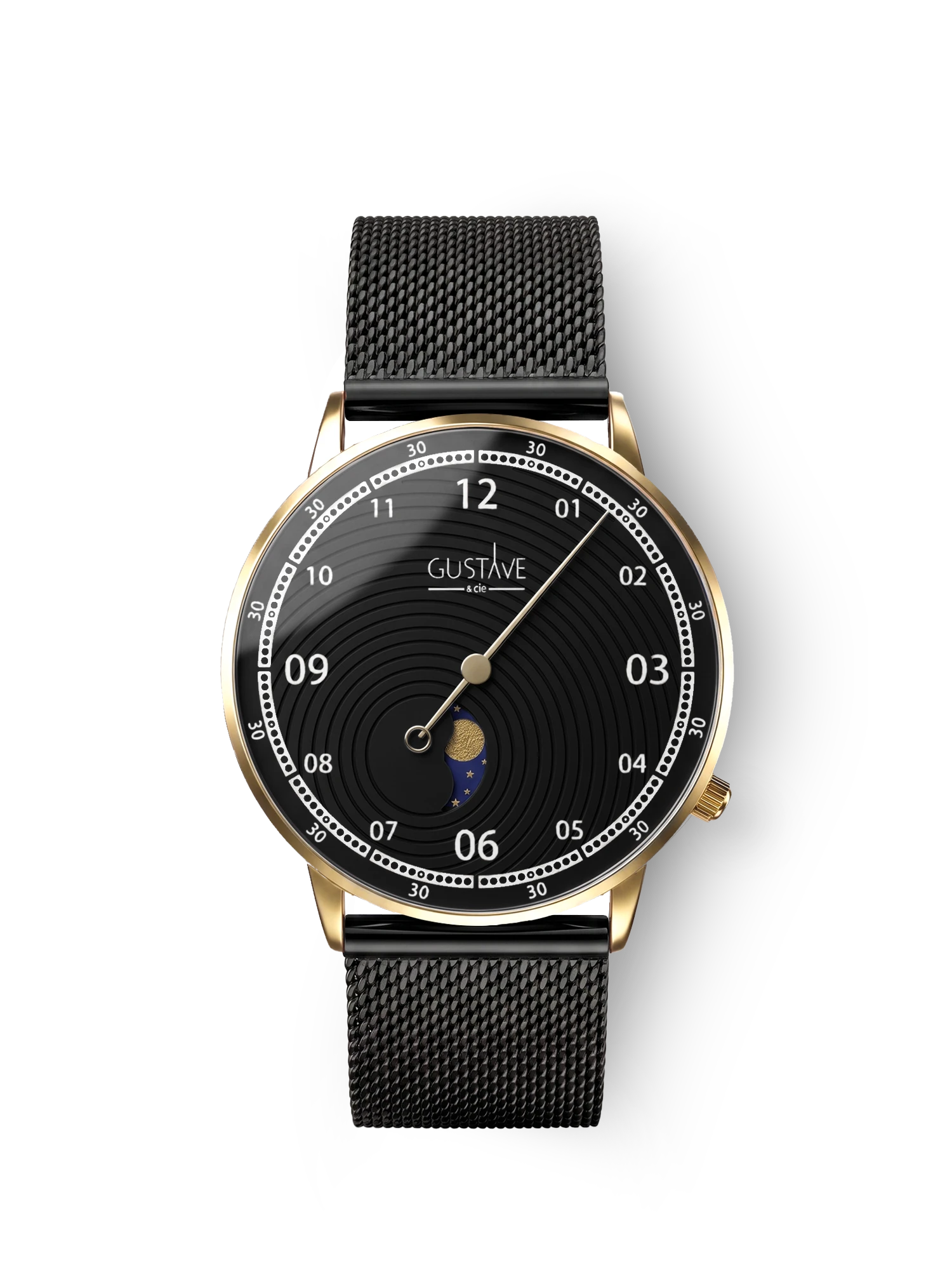 GEORGES 12H - OR ET NOIR