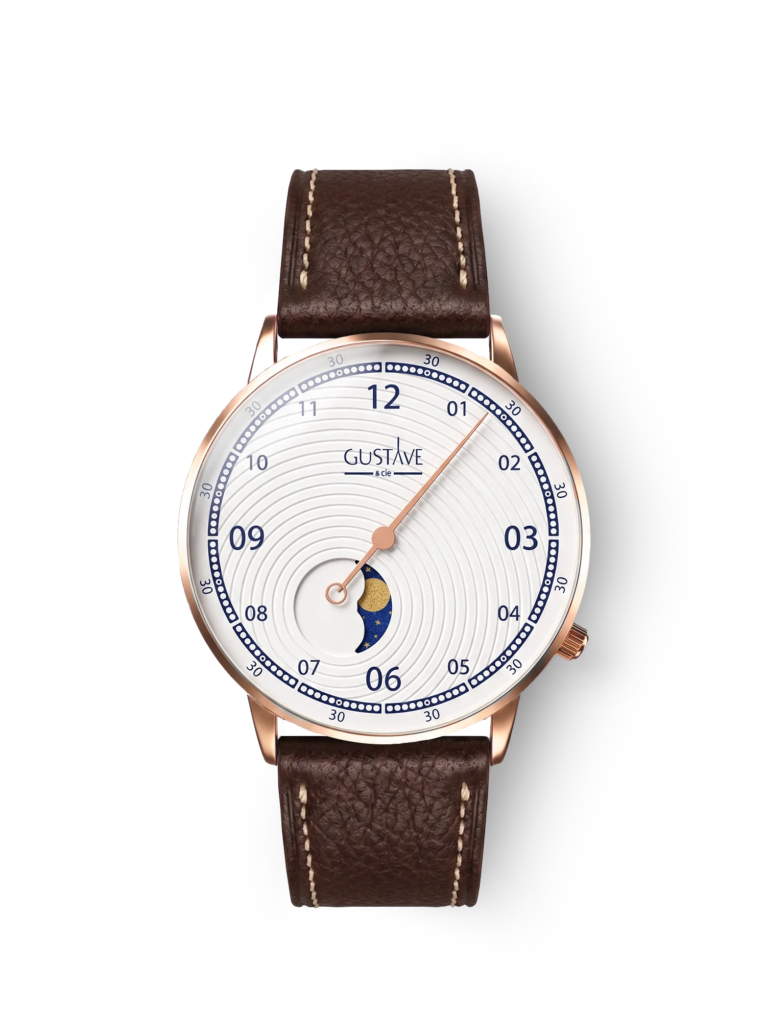 GEORGES 12H - OR ROSE ET BLANC