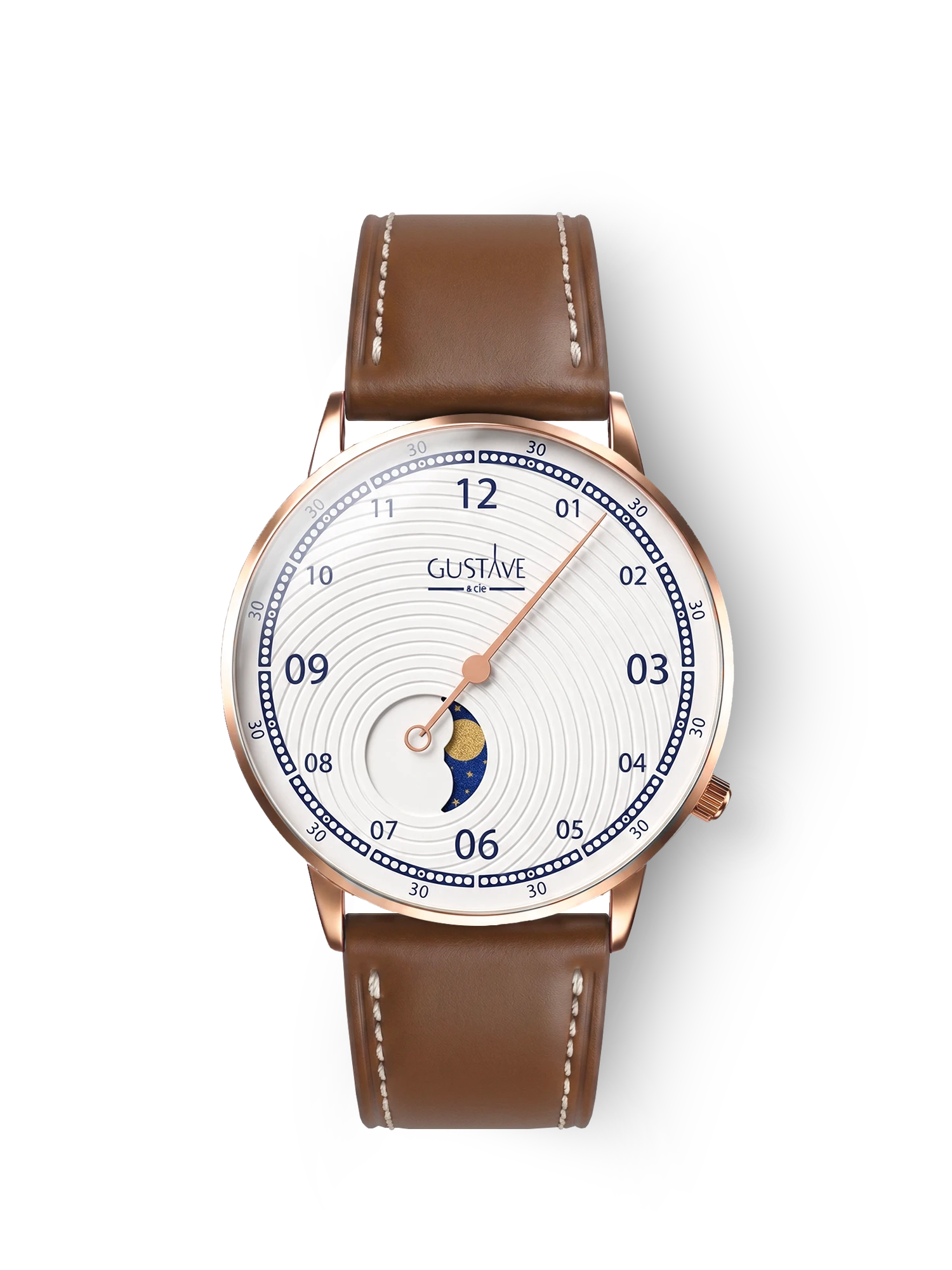 GEORGES 12H - OR ROSE ET BLANC