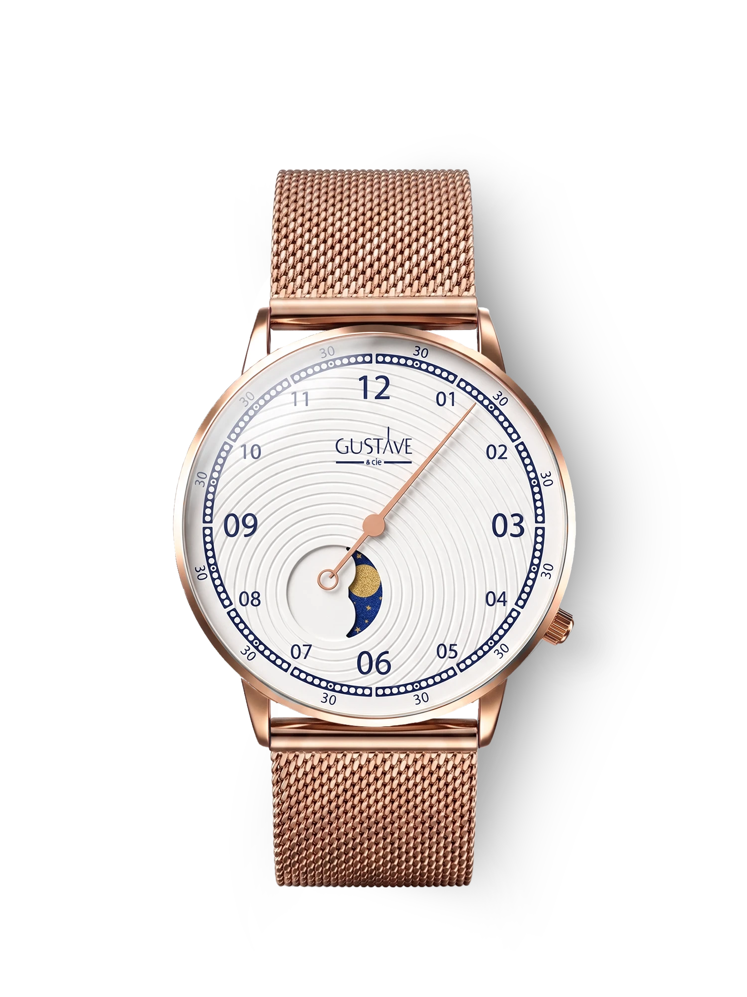 GEORGES 12H - OR ROSE ET BLANC