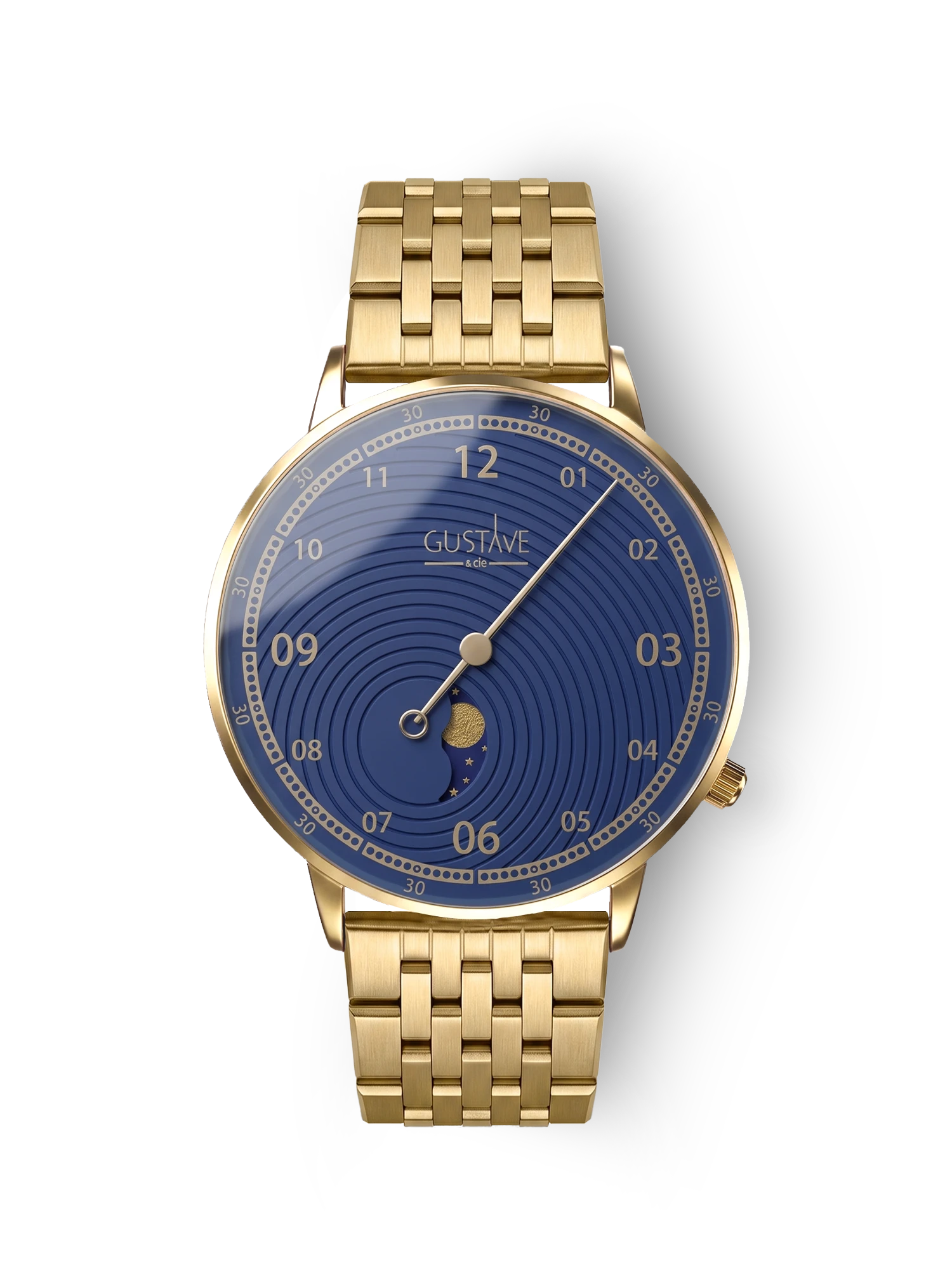 GEORGES 12H - OR ET BLEU