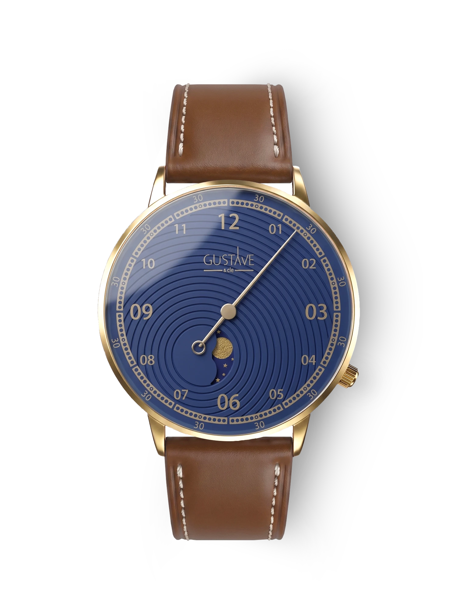 GEORGES 12H - OR ET BLEU