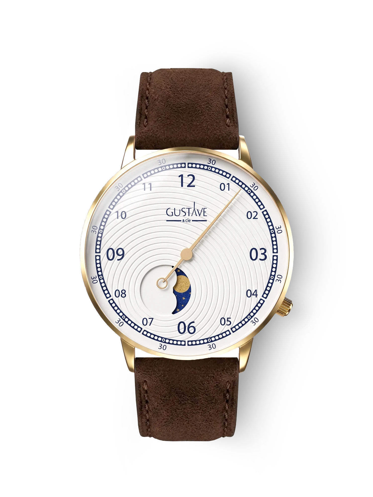 GEORGES 12H - OR ET BLANC