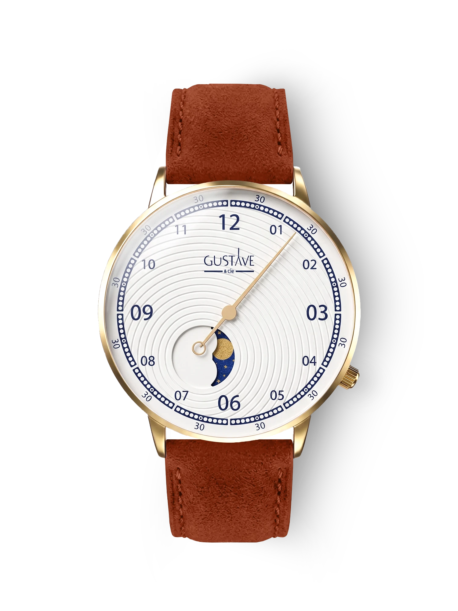 GEORGES 12H - OR ET BLANC