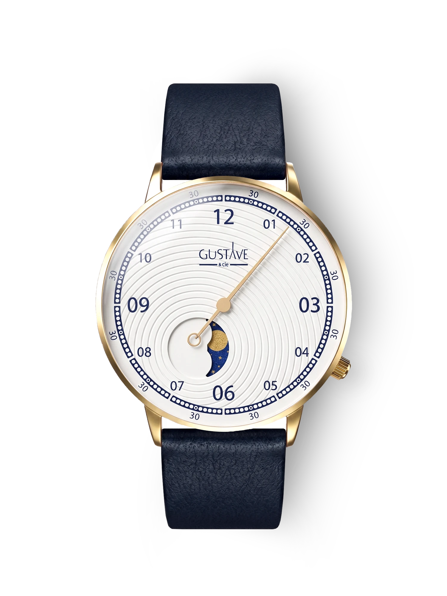 GEORGES 12H - OR ET BLANC