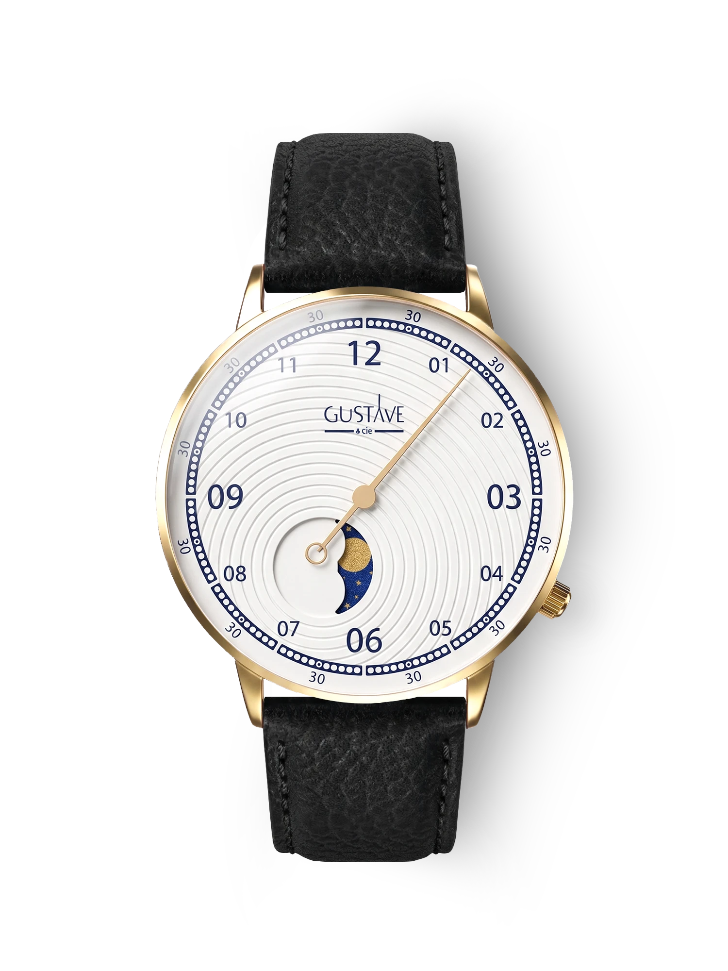 GEORGES 12H - OR ET BLANC