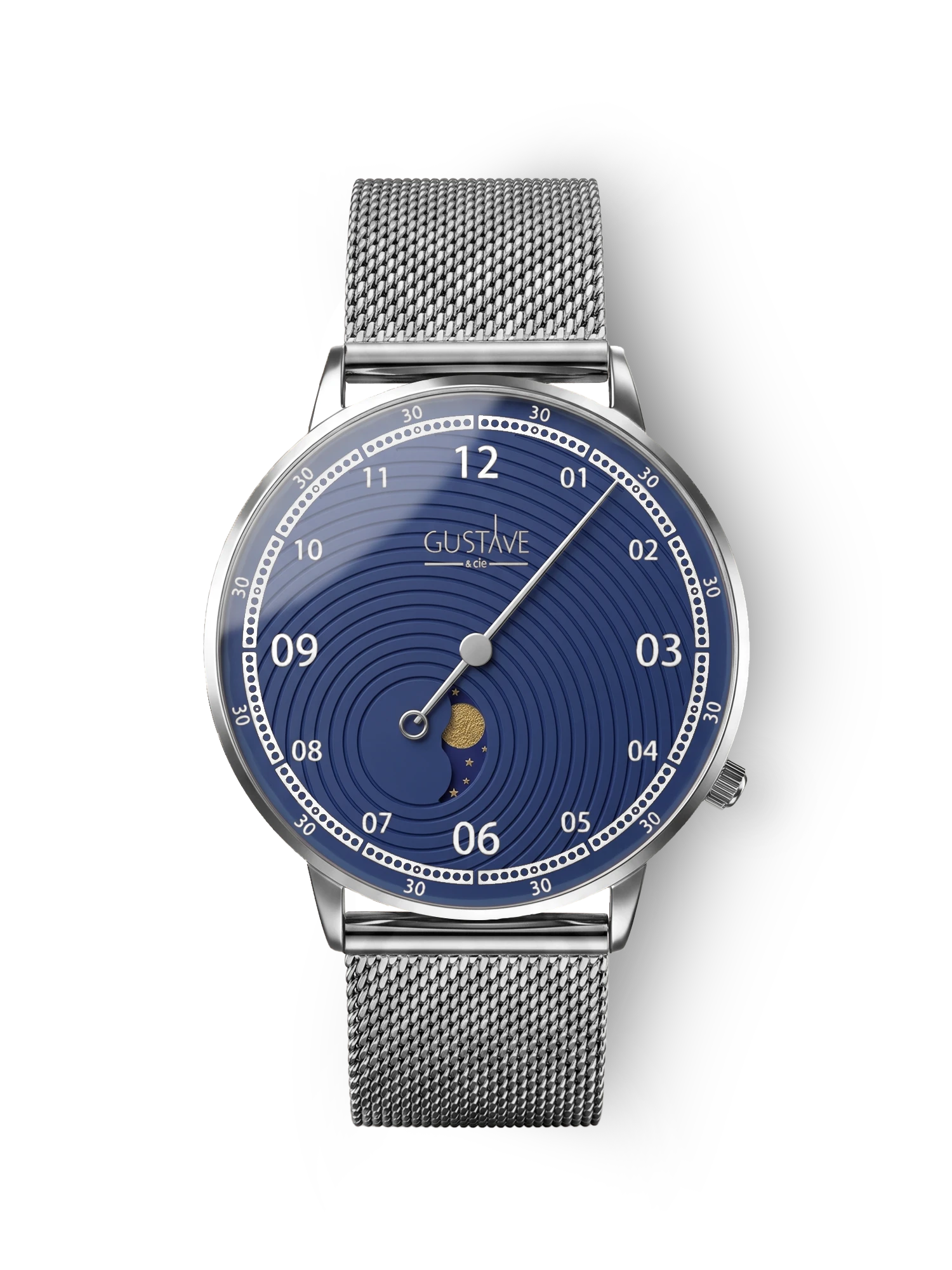 GEORGES 12H - SILVER AND BLUE