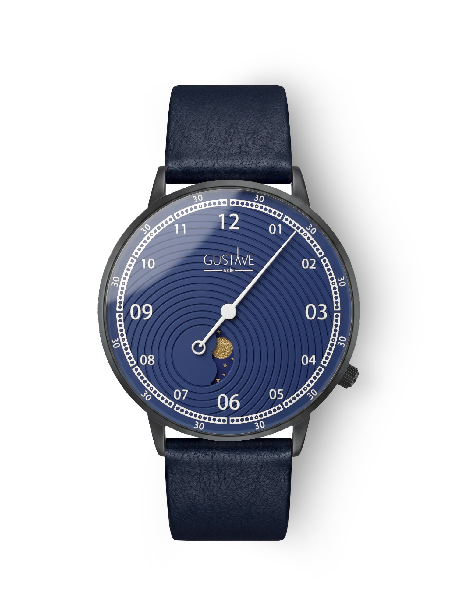GEORGES 12H - NOIR ET BLEU