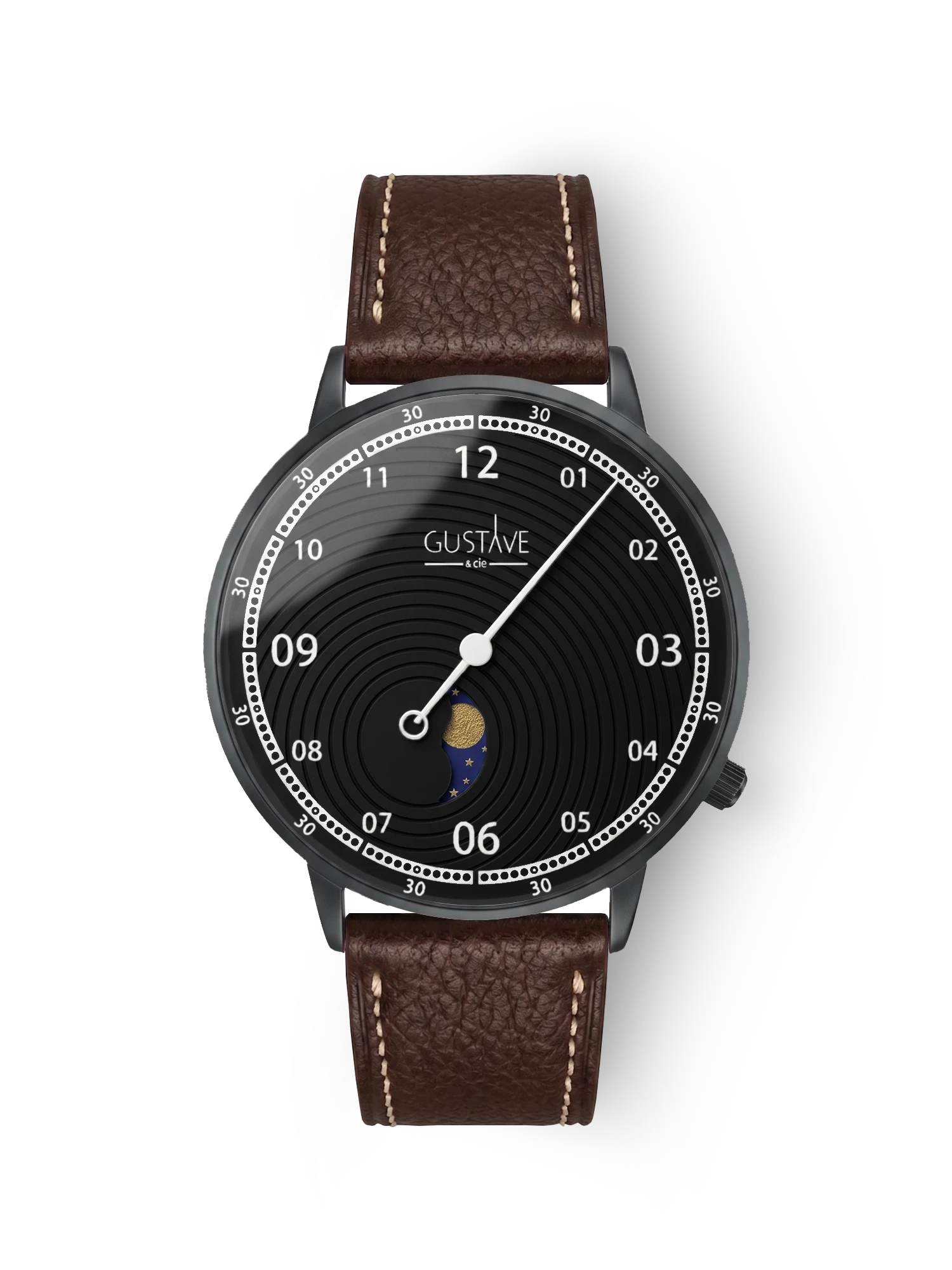 GEORGES 12H - BLACK AND BLACK